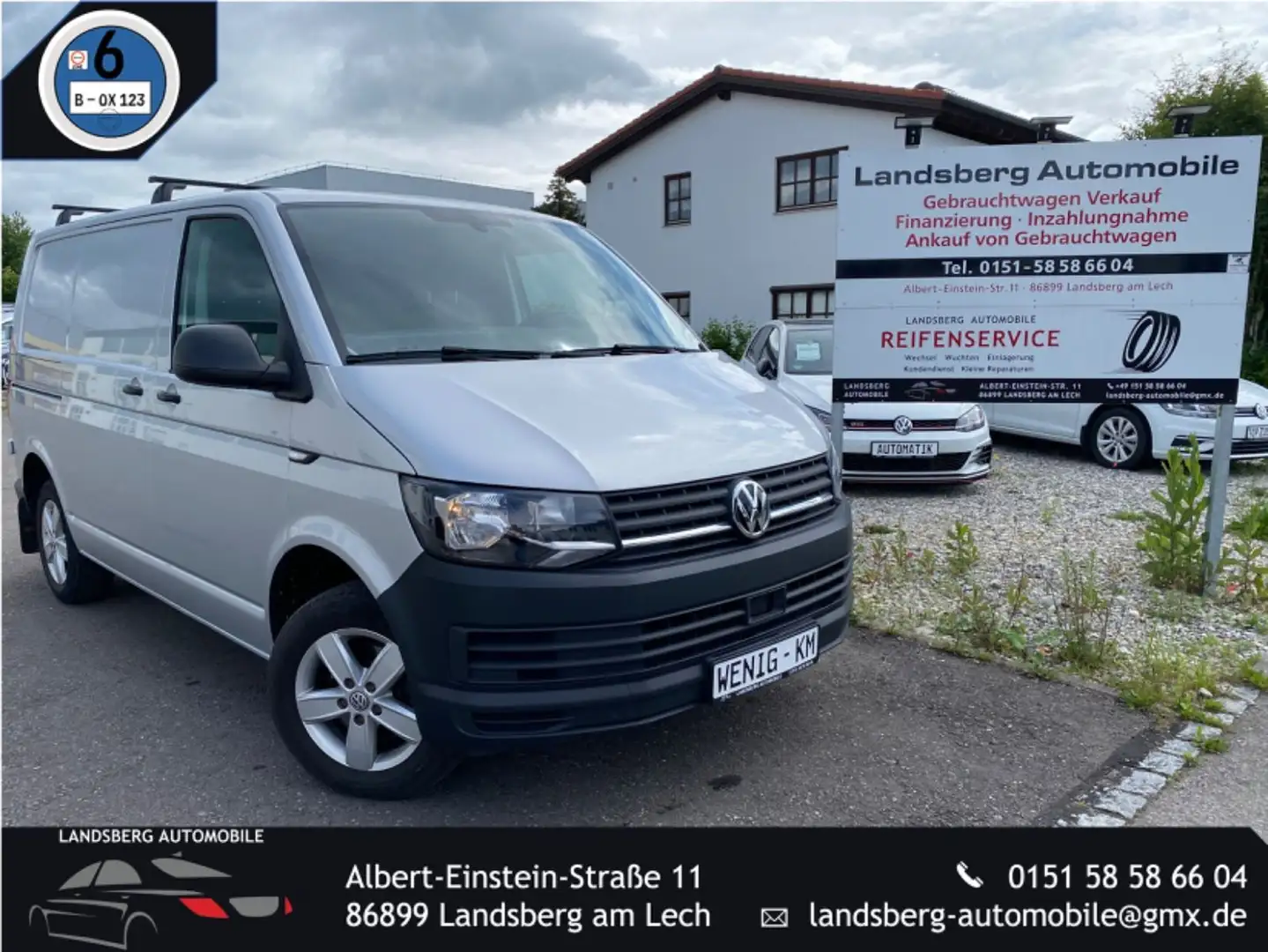 Volkswagen T6 Transporter 2.0 TDI Standheizung AHK PDC Argent - 1