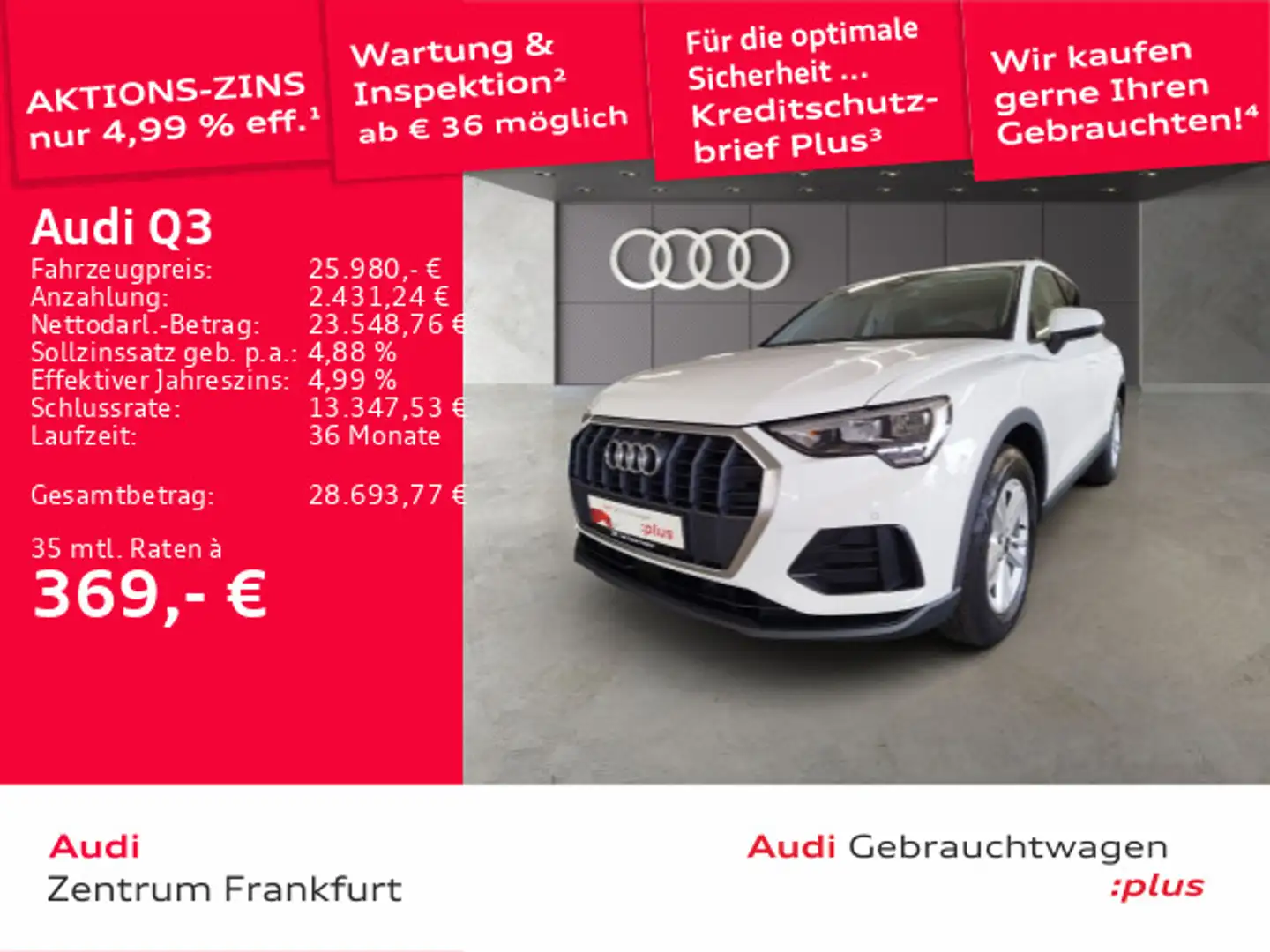 Audi Q3 35 TFSI LED DAB VC PDC Weiß - 1