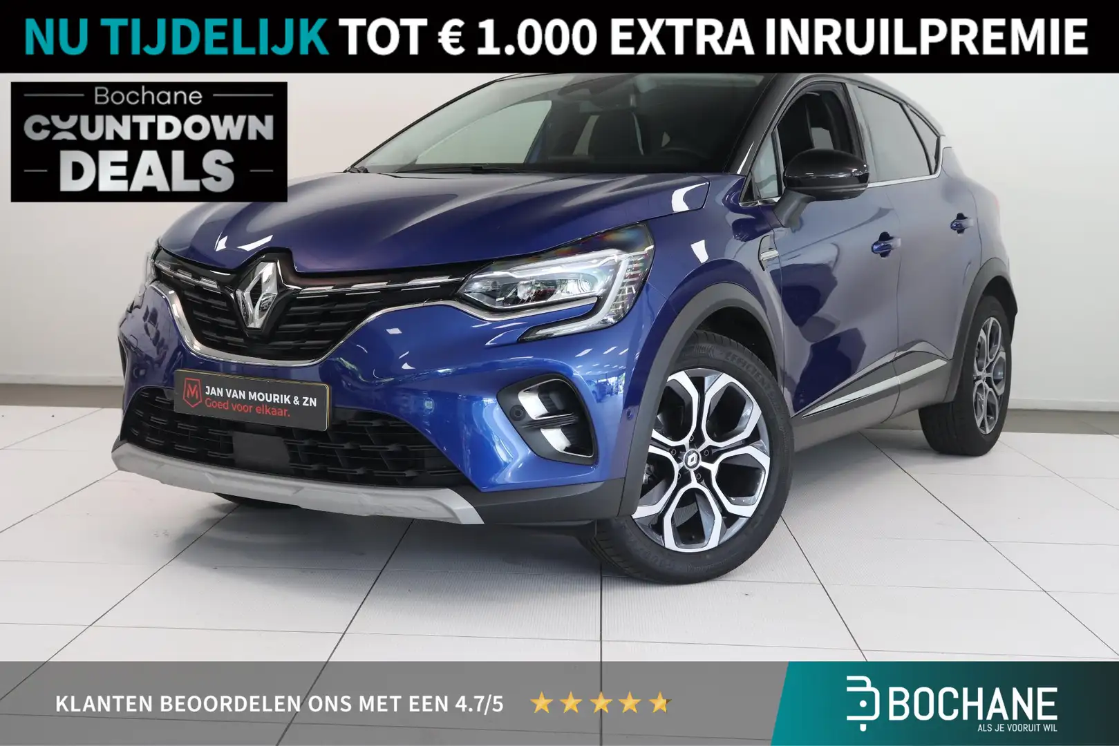 Renault Captur 1.0 TCe 90 techno | 360 Camera | BOSE audio | Navi Bleu - 1