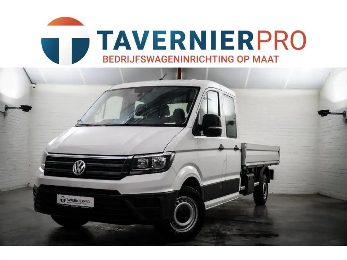 Volkswagen Crafter L4 pick-up Dubbel cabine prits White - 1