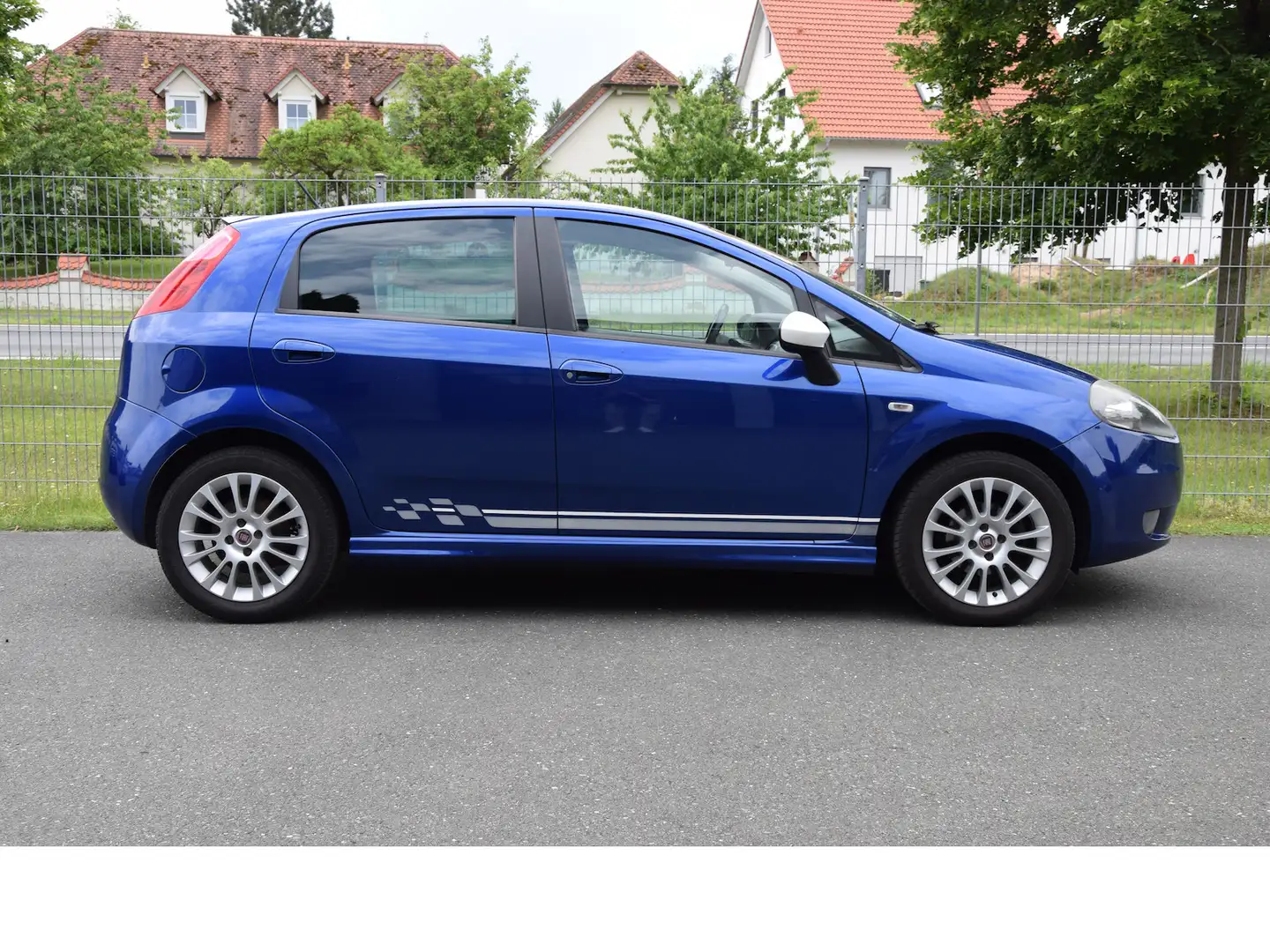 Fiat Grande Punto 1,4 Sport Klima ALU 1. Hand Bleu - 1