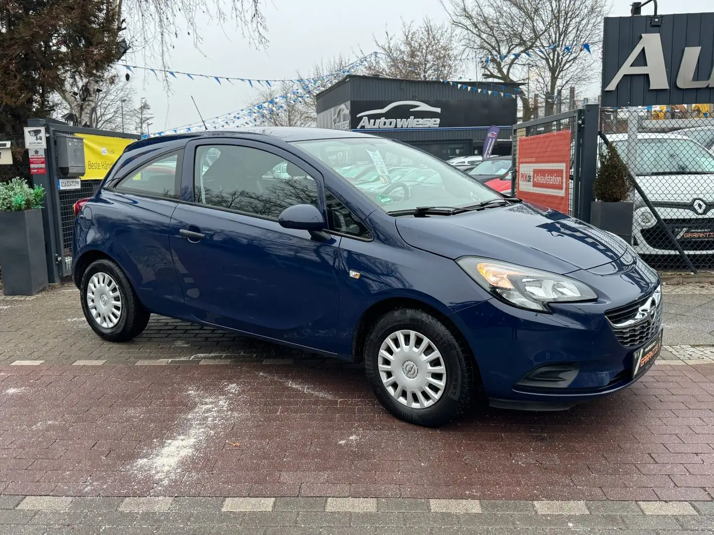 Opel Corsa E 1.2 Selection*Klima*8-Fach*TÜV NEU ! Blau - 1