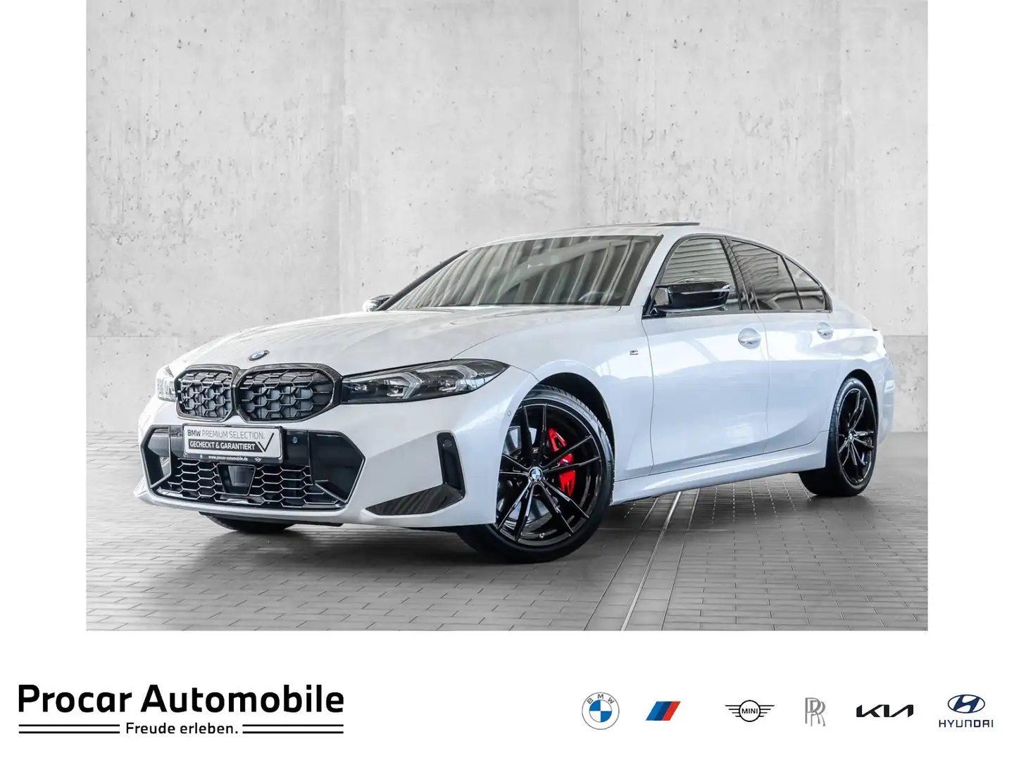 BMW 340 M340i xDrive MSportPro AHK ACC Schiebedach HeadUp Biały - 1