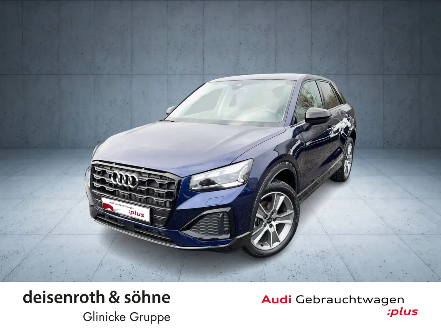 Audi Q2 Advanced 35 TFSI S tr Matrix/AHK/Kam/ASI/18" Blau - 1