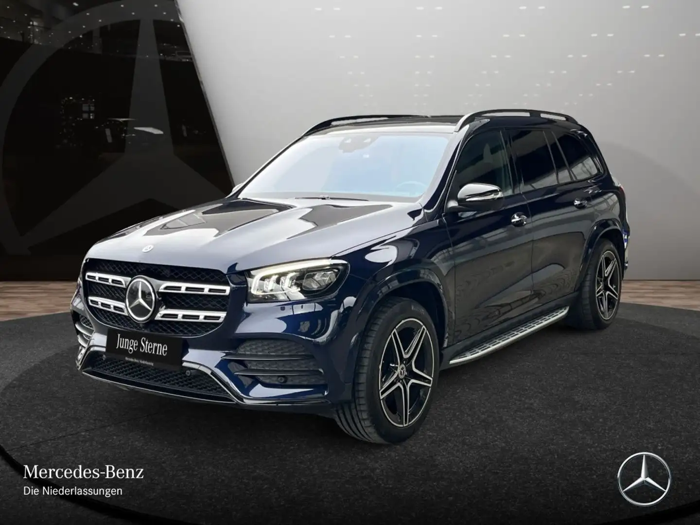Mercedes-Benz GLS 400 d 4M AMG+EXCLUSIVE+NIGHT+PANO+360+AHK+HUD Blau - 2