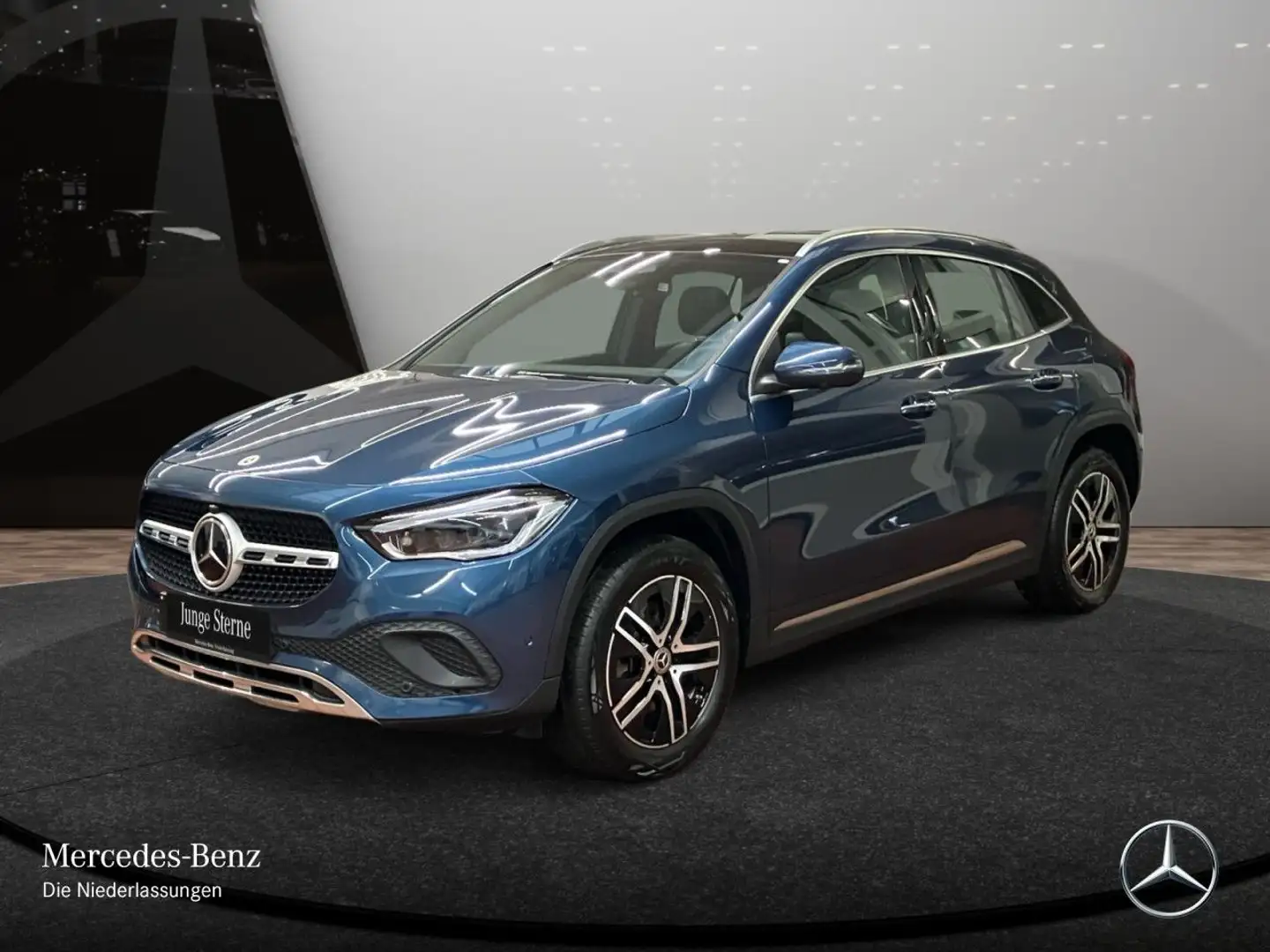 Mercedes-Benz GLA 250 e PROGRESSIVE+PANO+360°+AHK+MULTIBEAM+HUD Blau - 2