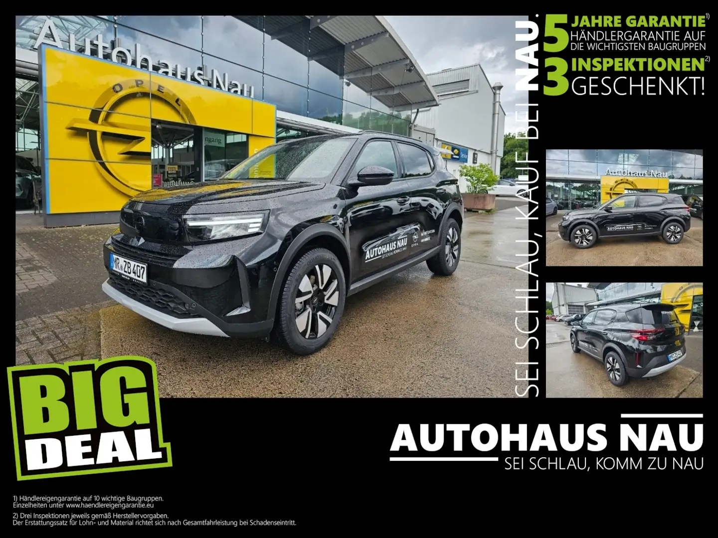 Opel Frontera GS 1.2 Hybrid inkl. BigDeal Schwarz - 1