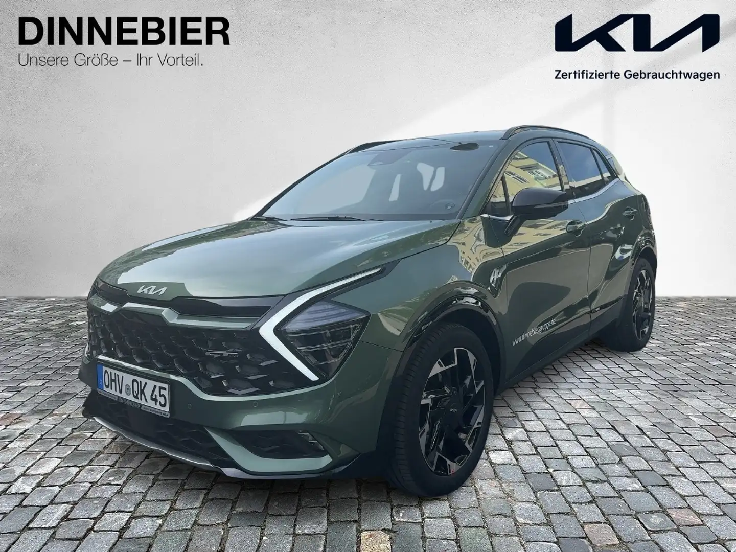 Kia Sportage 1.6D GT-Line AWD LED+360°Kamera+Navi Grün - 2