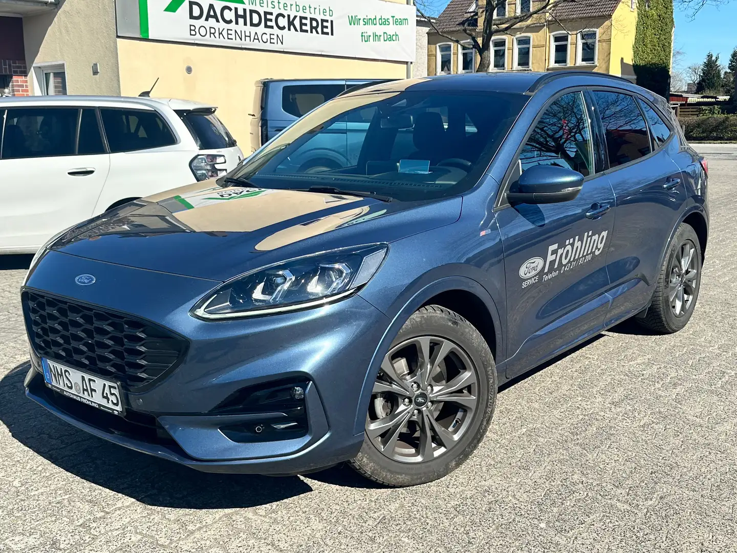Ford Kuga 1.5 EcoBlue ST-Line+Tempomat+RFK+Start/Stop-Anlage Blauw - 1