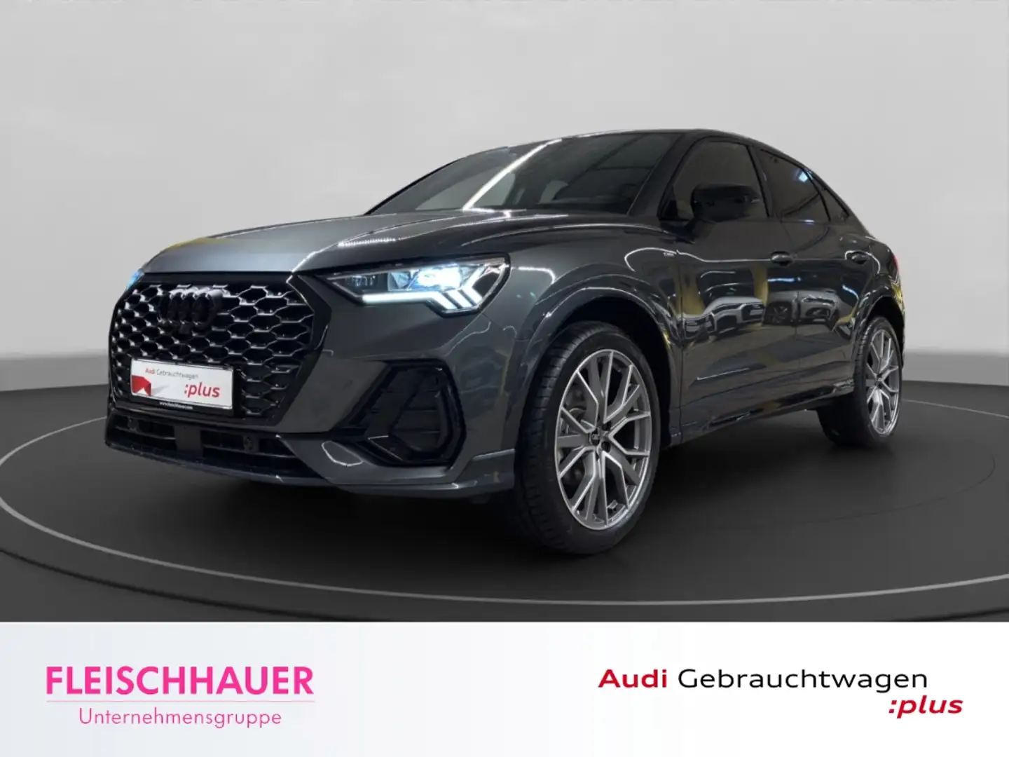 Audi Q3 SB 35 TDI S line LED+360+ACC+OPTIK-SCHWARZ+NAVI+DC Grau - 1