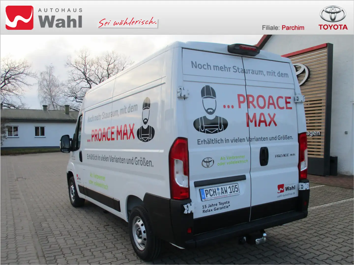 Toyota Proace Max L2H2,AHK,Regalsystem Würth Blanc - 2