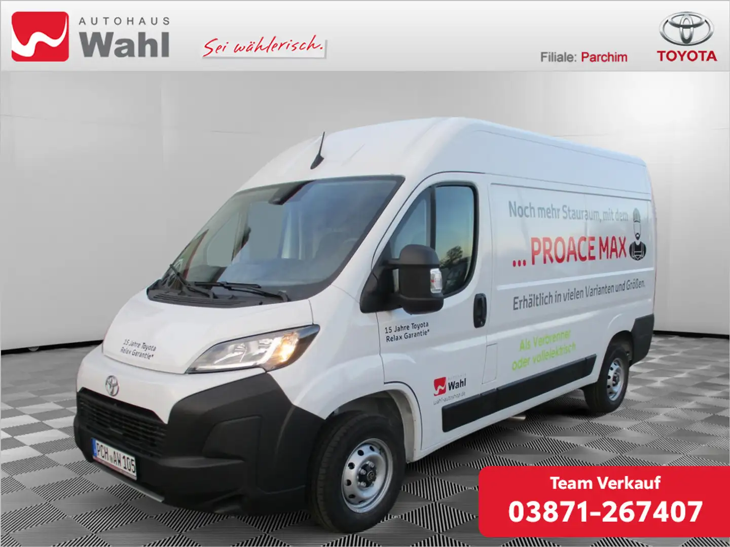 Toyota Proace Max L2H2,AHK,Regalsystem Würth Blanc - 1