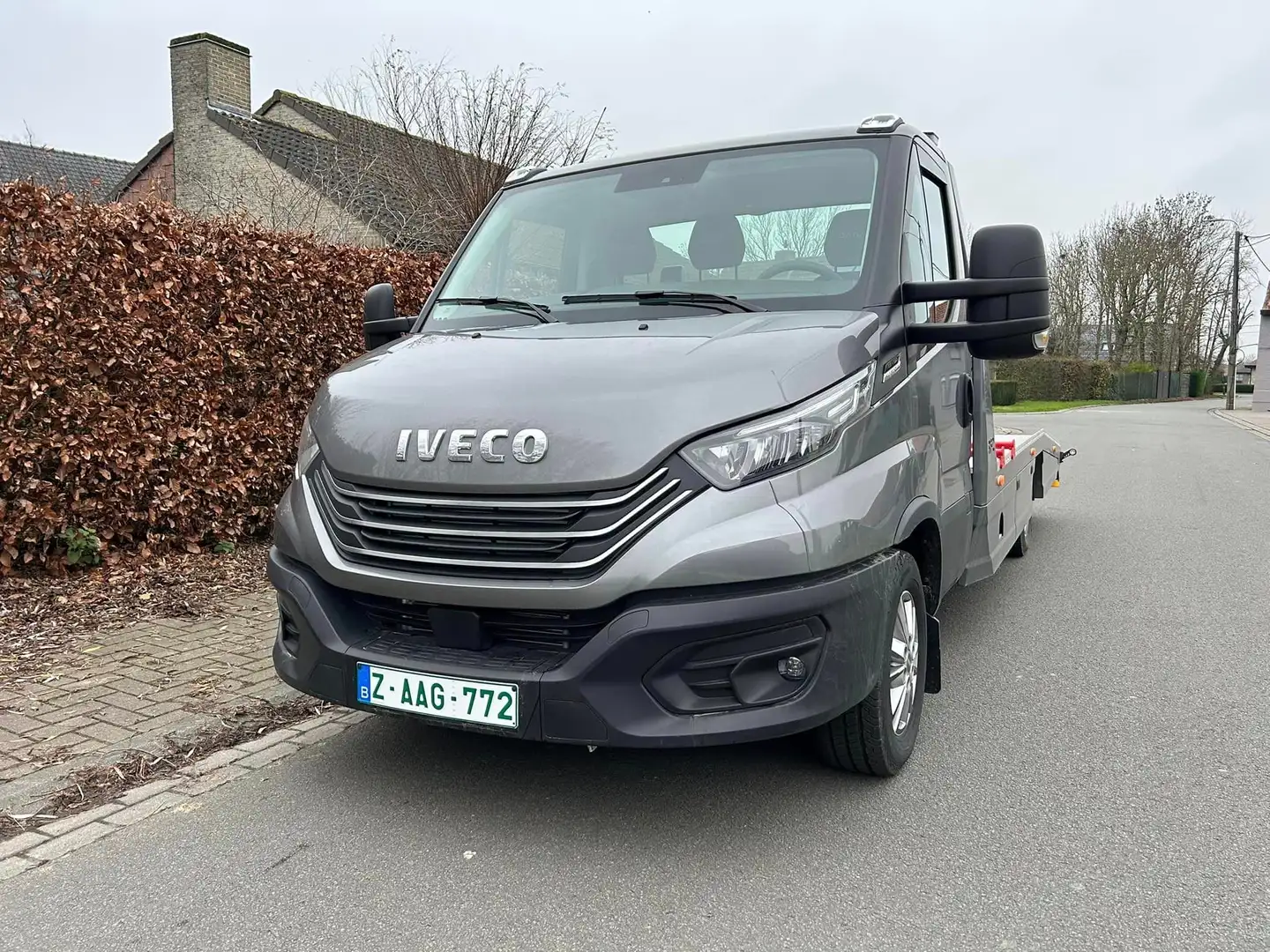 Iveco Daily 3.0 automaat - autotransporter - takelwagen Grijs - 2