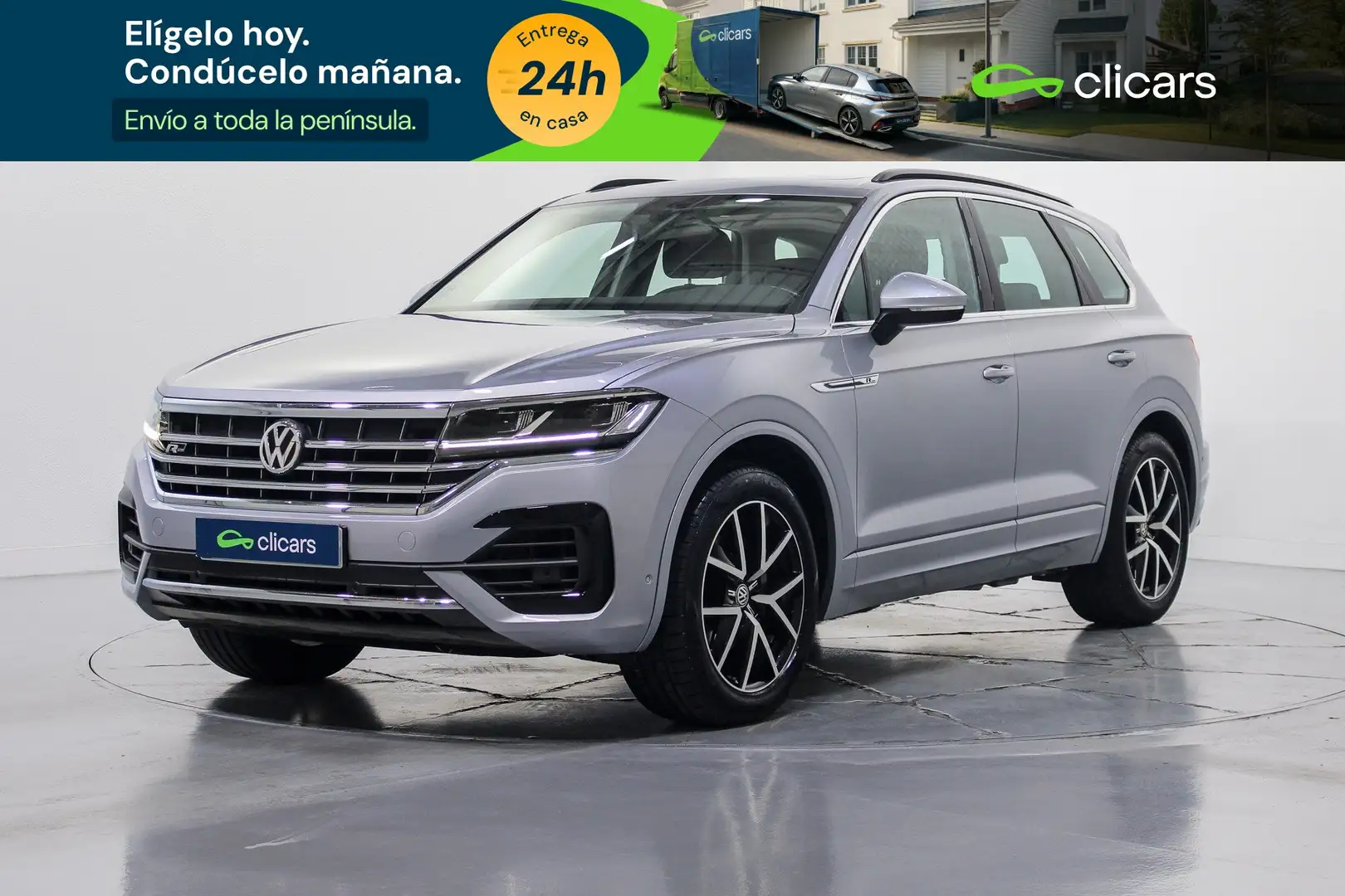 Volkswagen Touareg 3.0TDI V6 R-Line Tiptronic 4Motion 210kW Plateado - 1