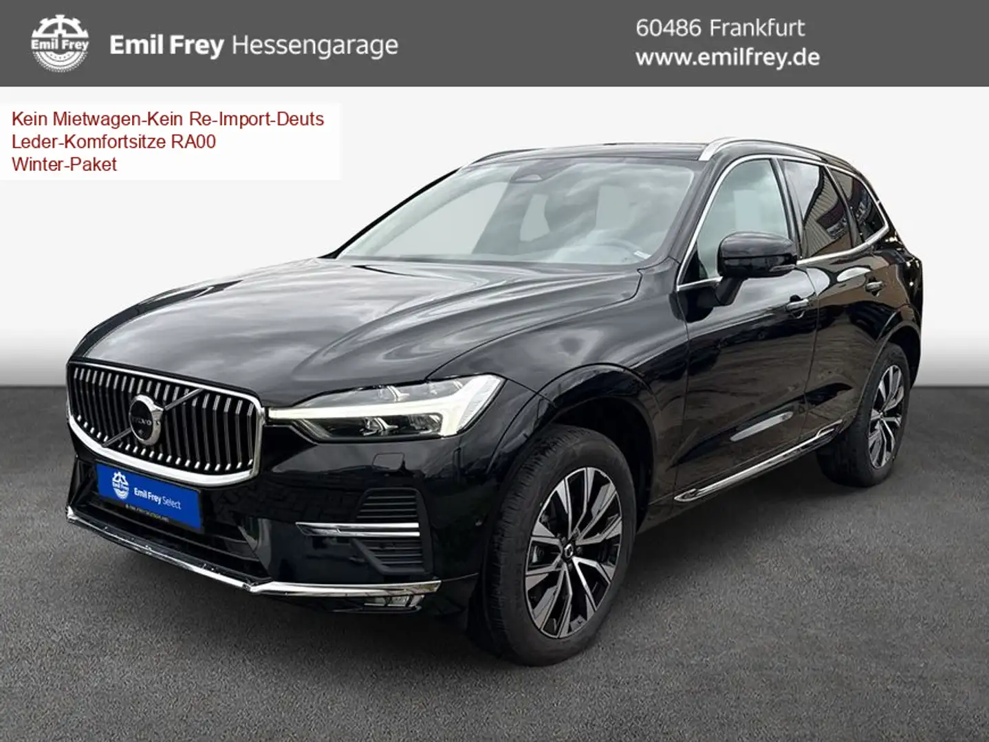 Volvo XC60 XC60 B4 Plus-Bright Aut ACC BLIS 360° Leder AHK Vo Zwart - 1