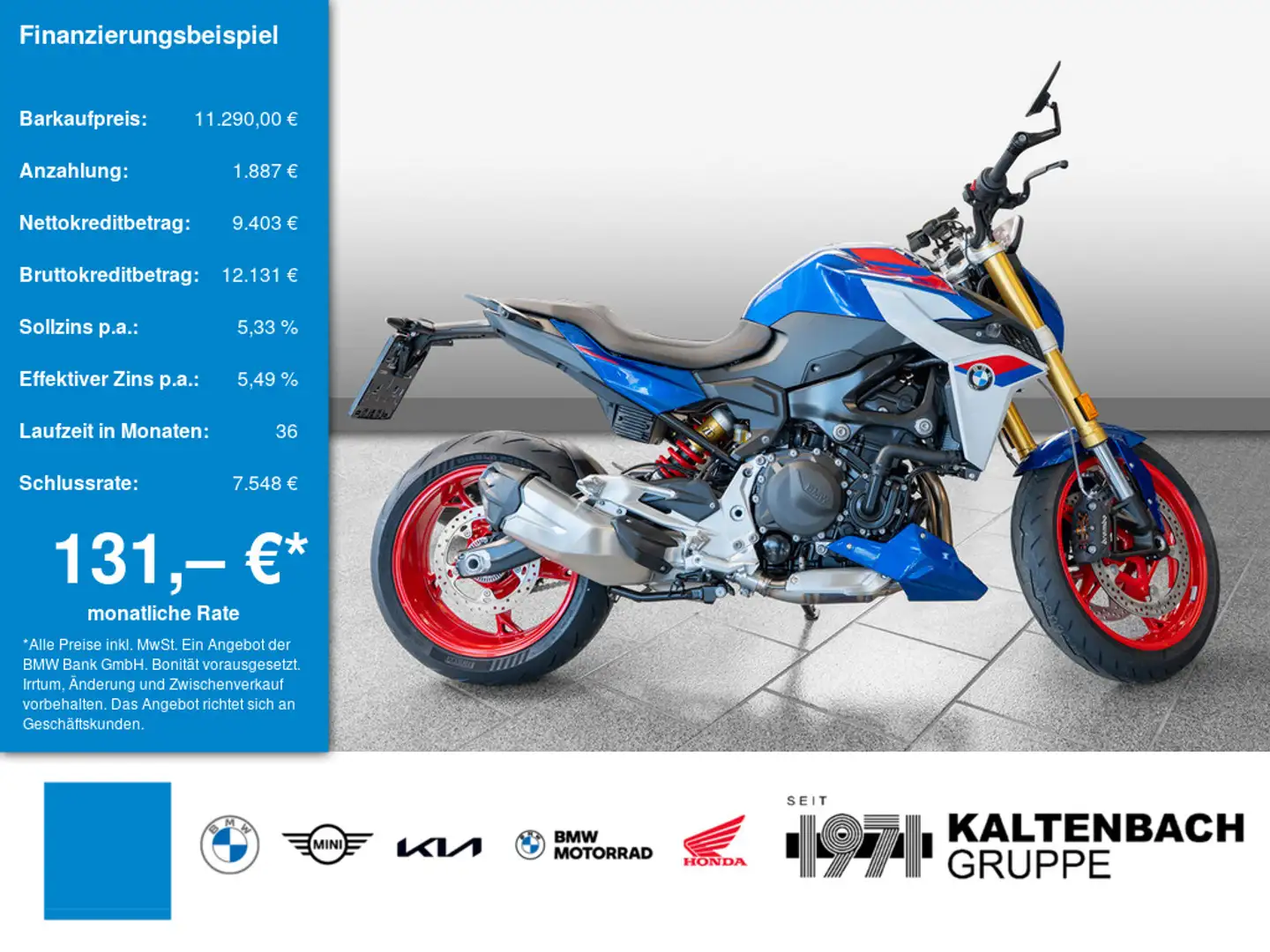 BMW F 900 R Sport KOMFORT-P. DYNAMIC-P. Bleu - 1