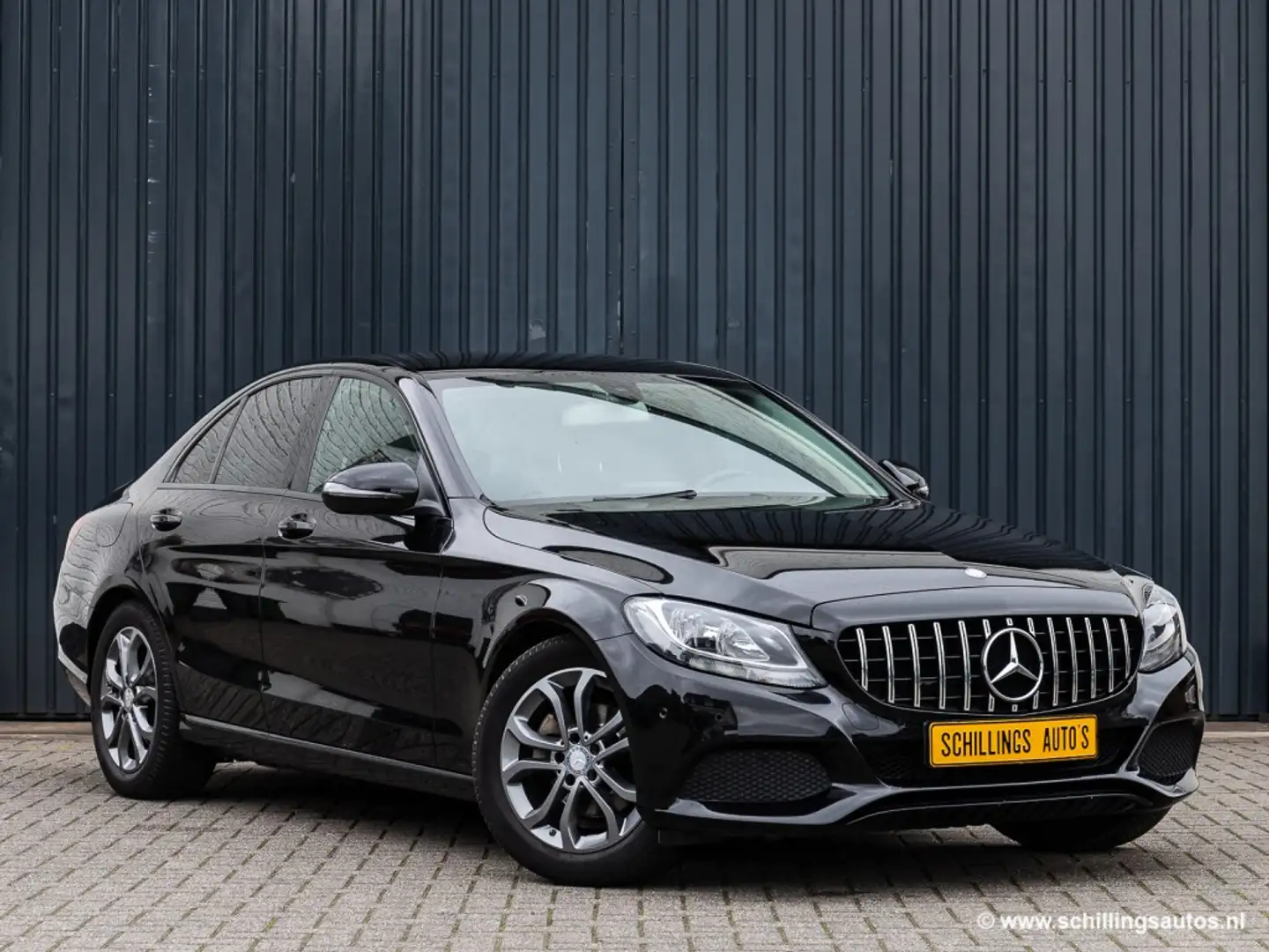 Mercedes-Benz C 180 180 AMBITION Automaat Navi 88.000km! AMG-Line Noir - 2