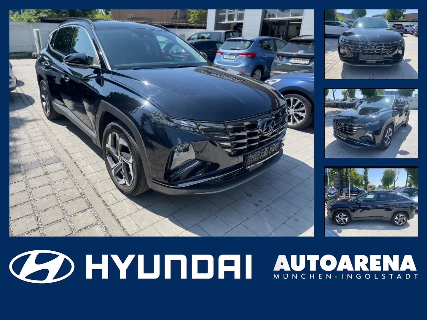 Hyundai TUCSON 1.6 T-GDI Trend Matrix 2xKlima ACC AUT LM Zwart - 1