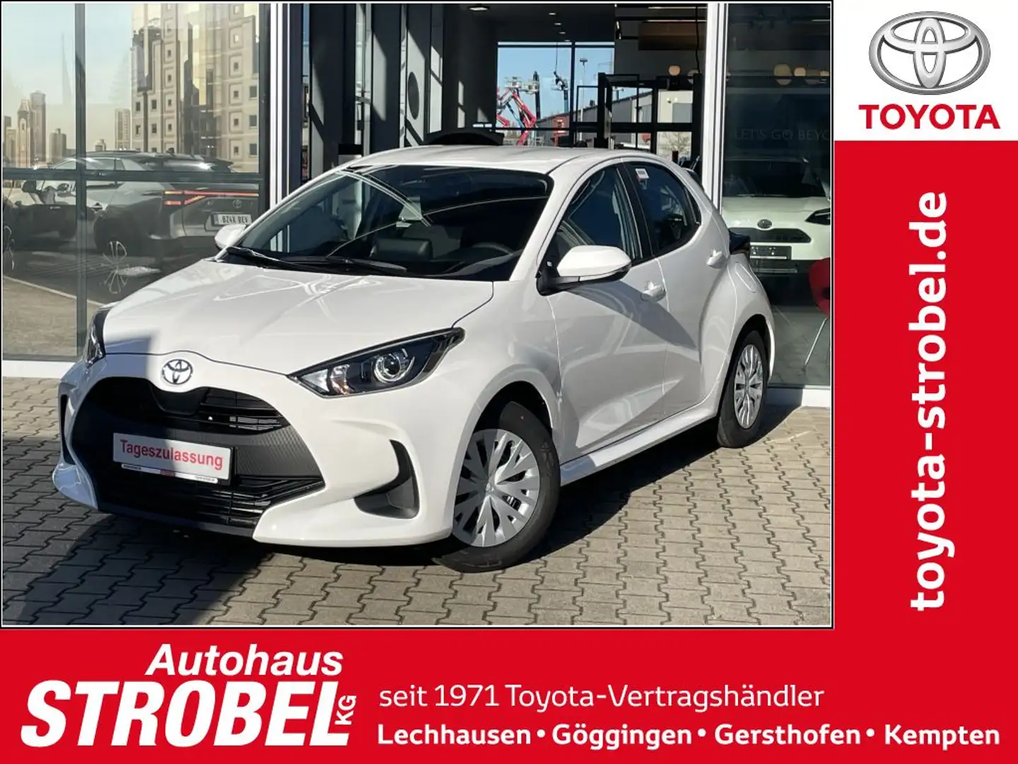 Toyota Yaris Hybrid 116 1.5 VVT-i Comfort Blanc - 1