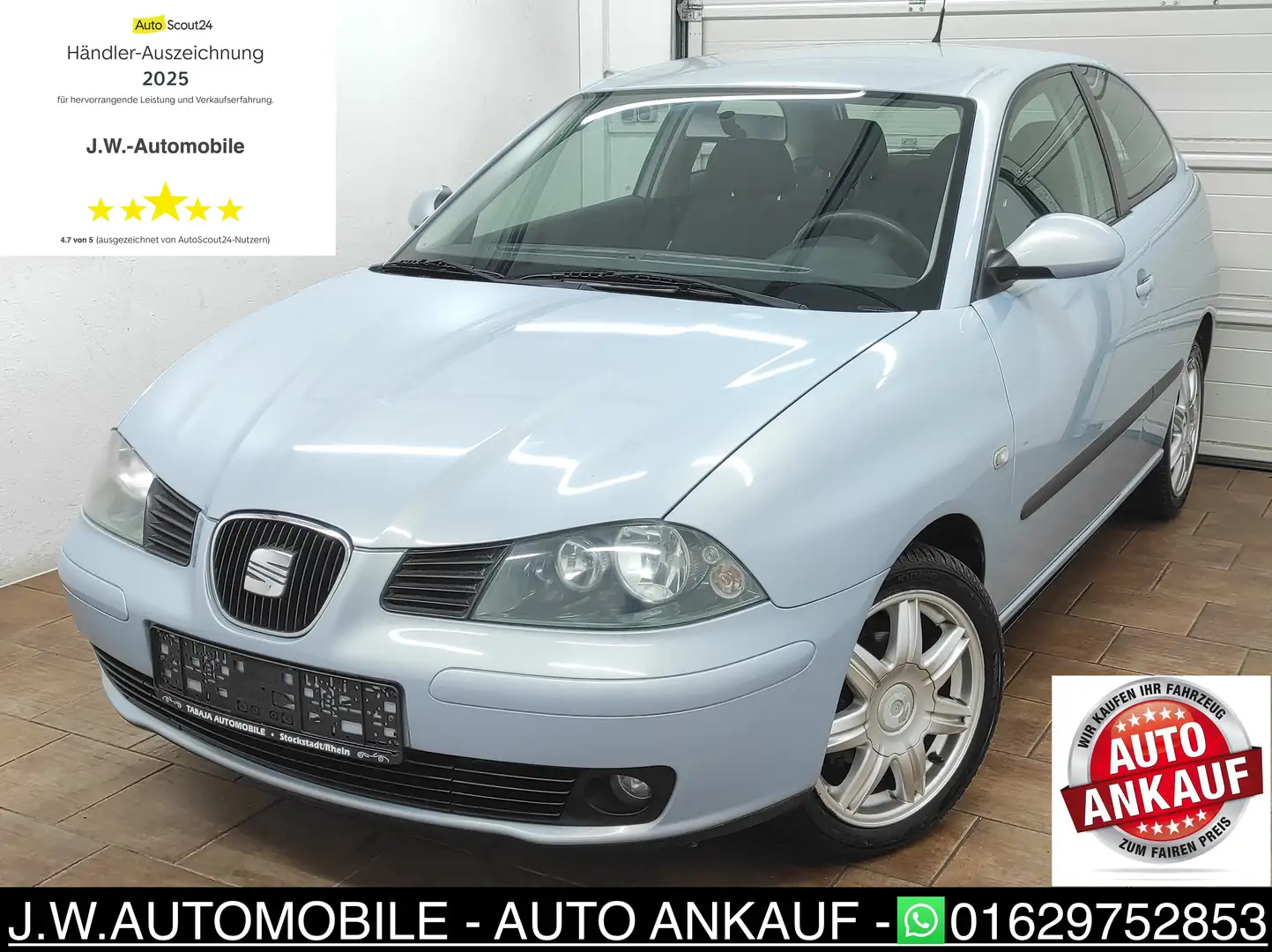 SEAT Ibiza 1.4 KLIMAA SHZ ALLWETTER EURO-4 COC Sport Edition Silber - 1