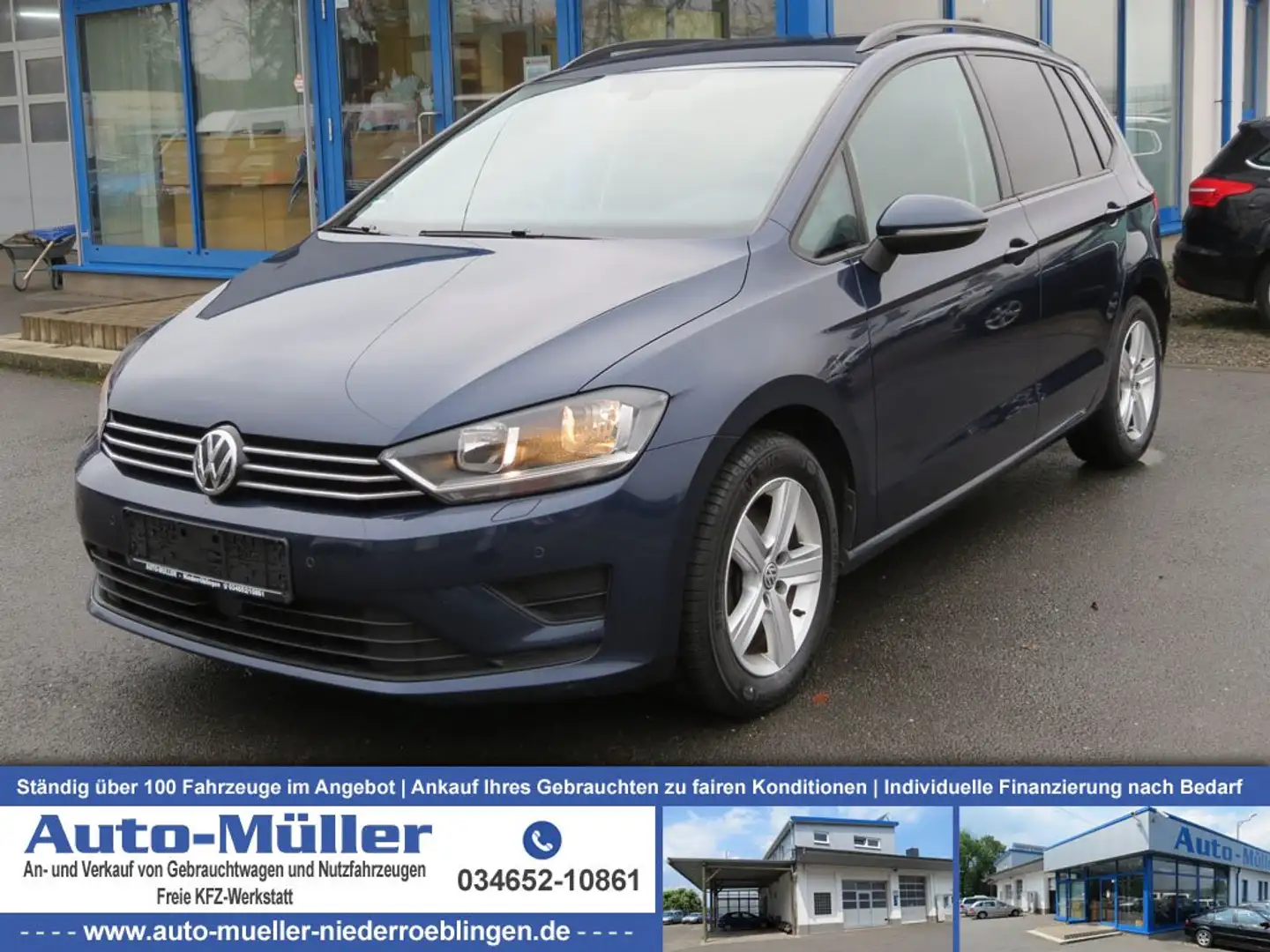 Volkswagen Golf Sportsvan VII Comfortline DSG Navi Bleu - 1