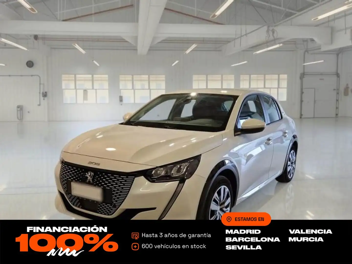 Peugeot 208 Active Eléctrico 100kW Blanco - 1