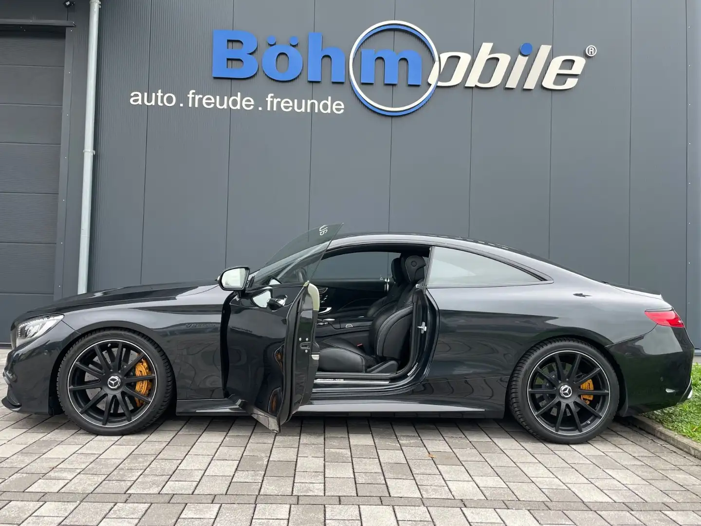 Mercedes-Benz S 63 AMG 4M Coupé/HUD/Pano/Carbon/Top/MWST. awb. Noir - 2