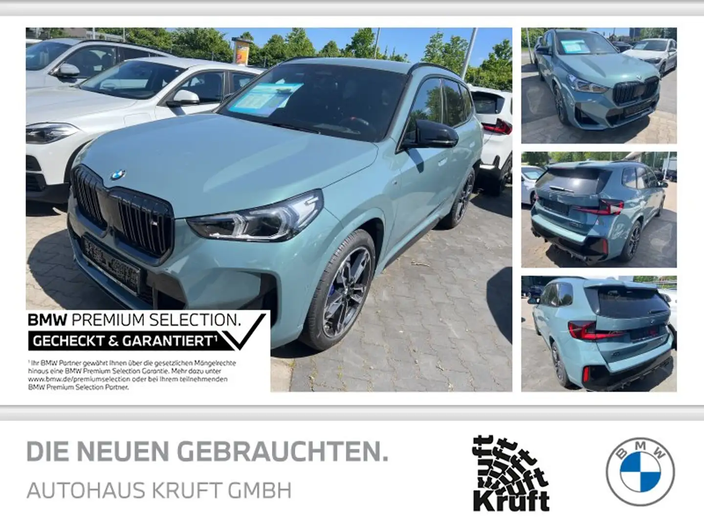 BMW X1 M35i xDrive LC PROF+LED+HUD+KAMERA+HK SOUND Grün - 1