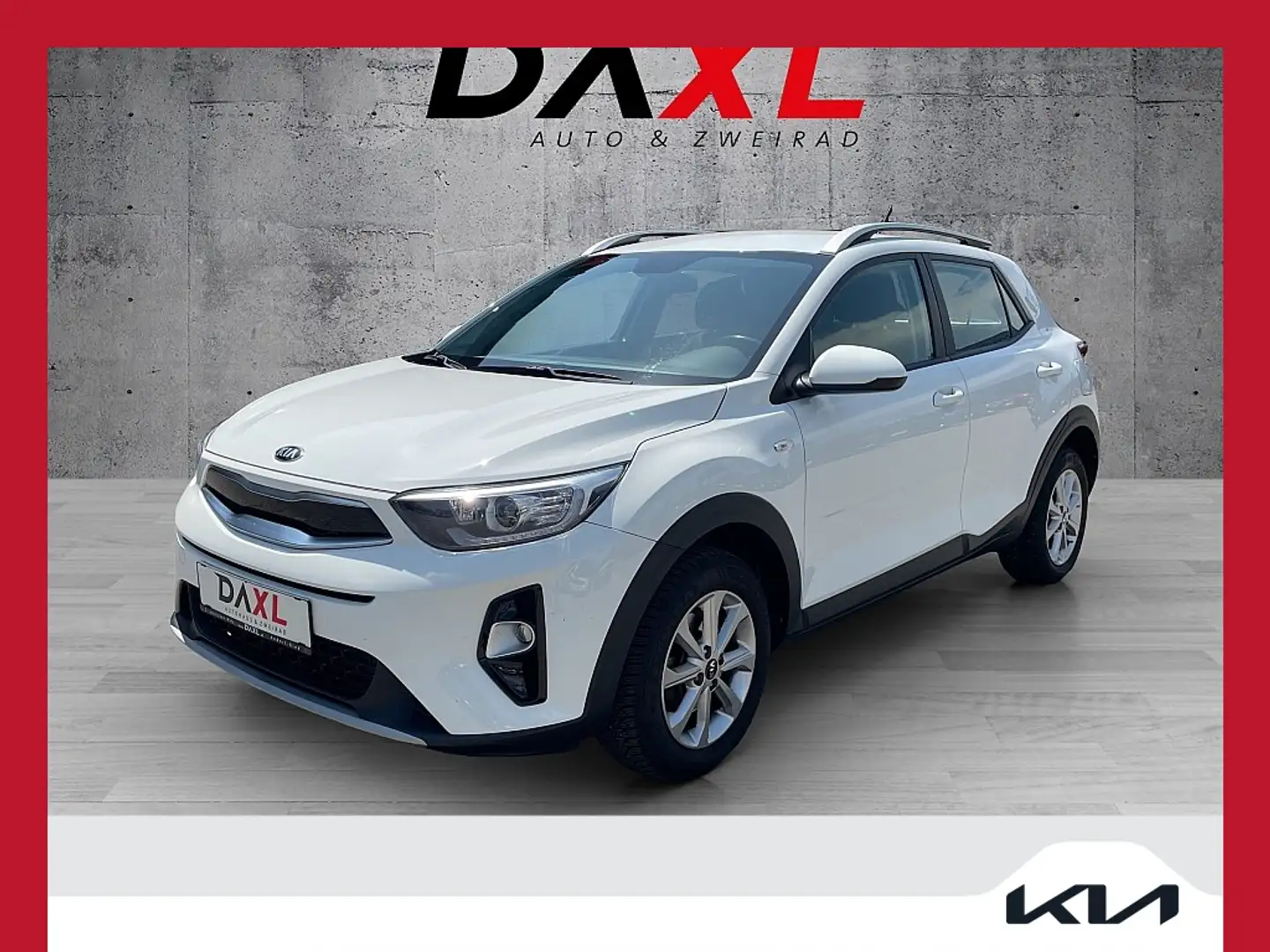 Kia Stonic 1,25 MPI ISG Silber *unfallfrei* Weiß - 1