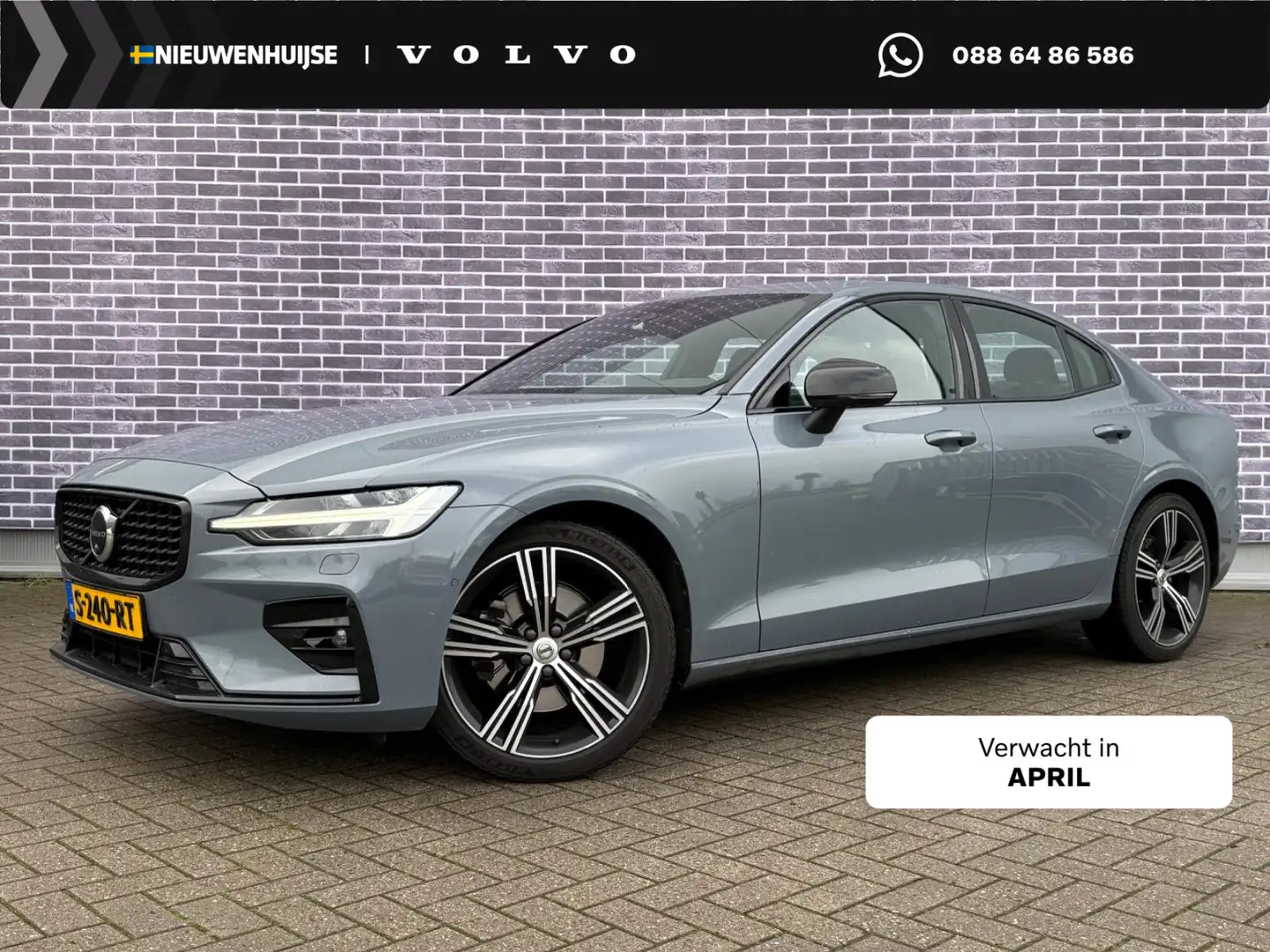 Volvo S60 2.0 B4 Plus Dark | Trekhaak | Adaptive Cruise | 36 Grau - 1