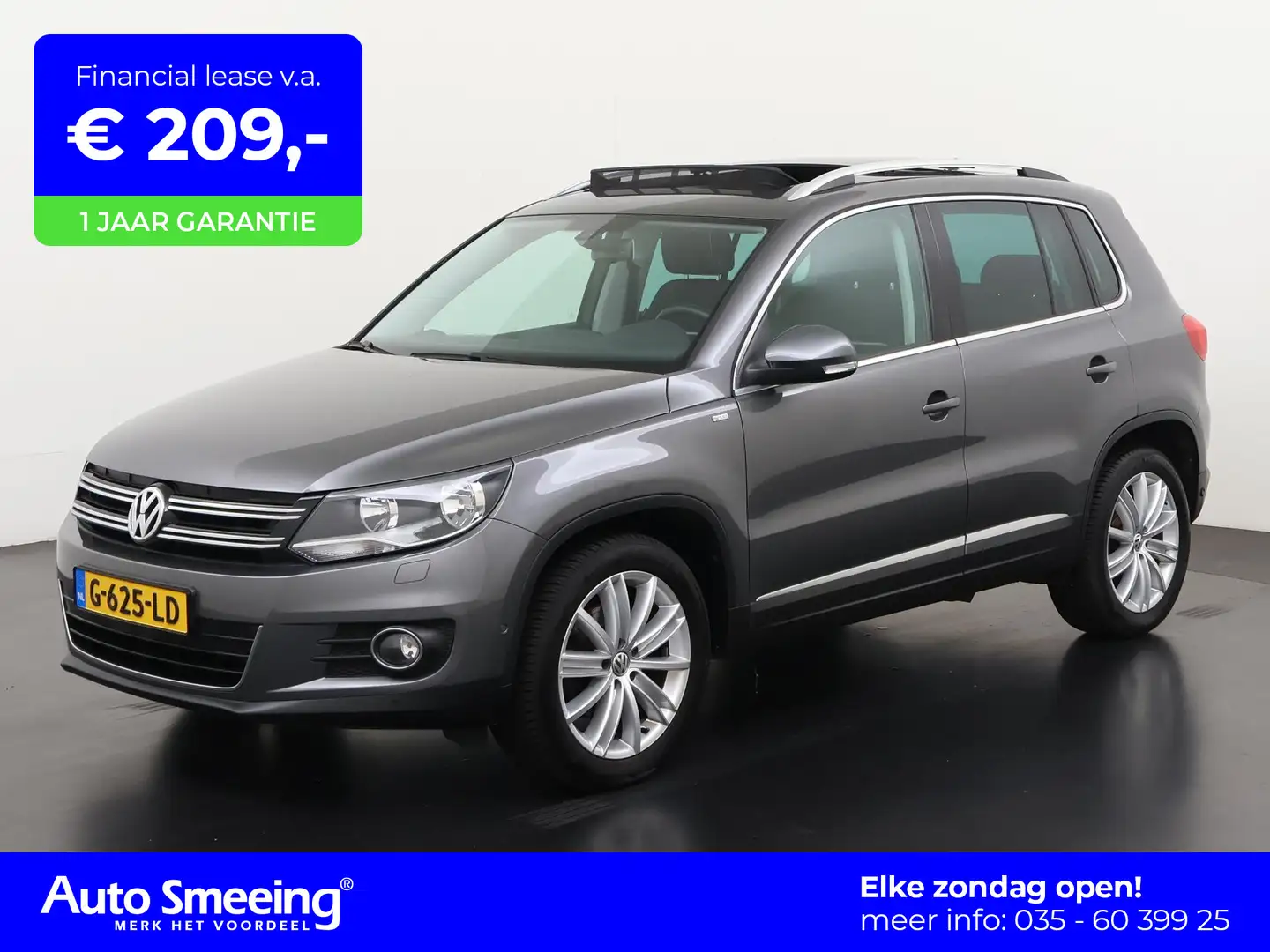 Volkswagen Tiguan 1.4 TSI Sport&Style | Panoramadak | Trekhaak | Cam Gris - 1