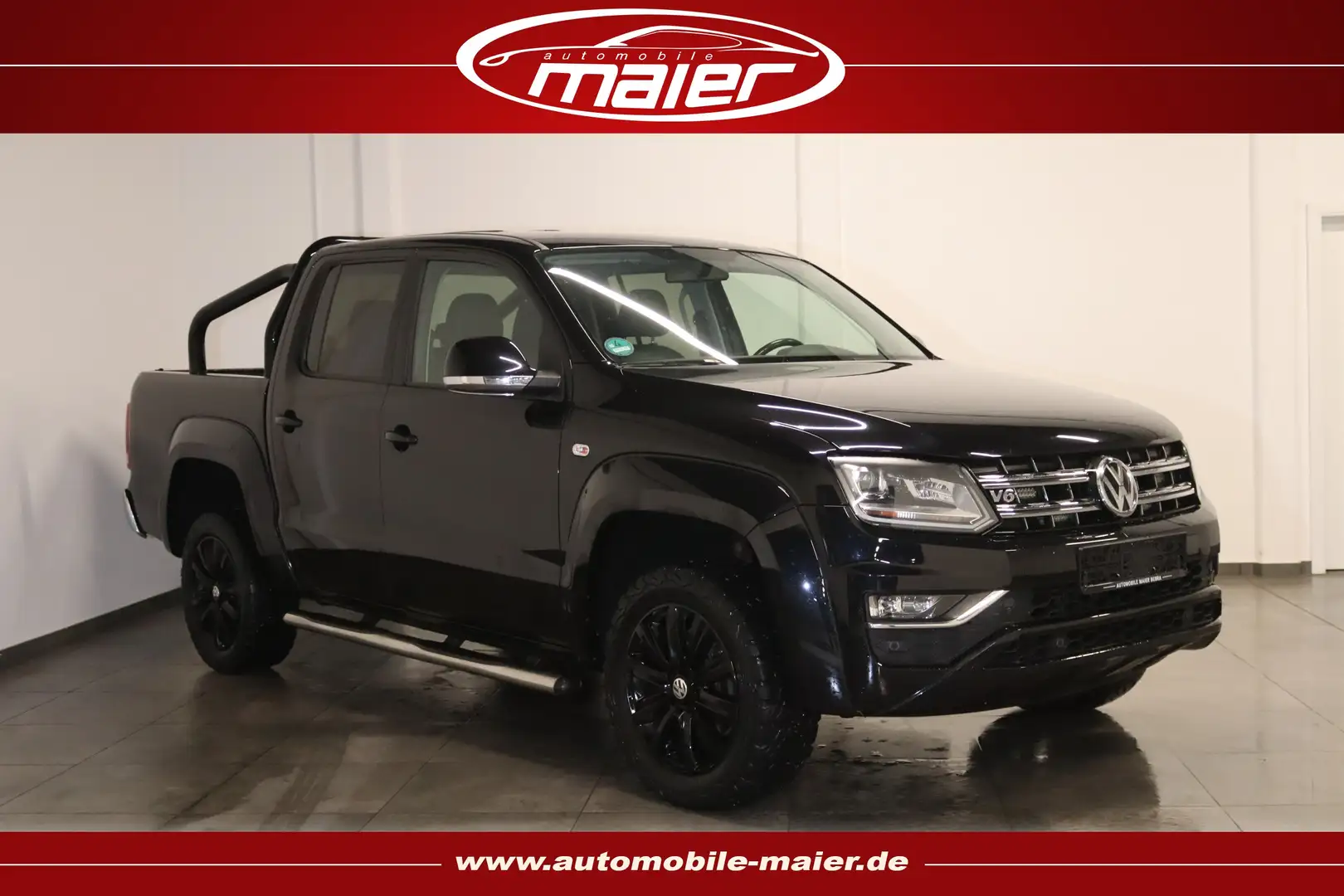 Volkswagen Amarok Highline DoubleCab 4M.-NAV-XEN-KAM-AHK- Schwarz - 1
