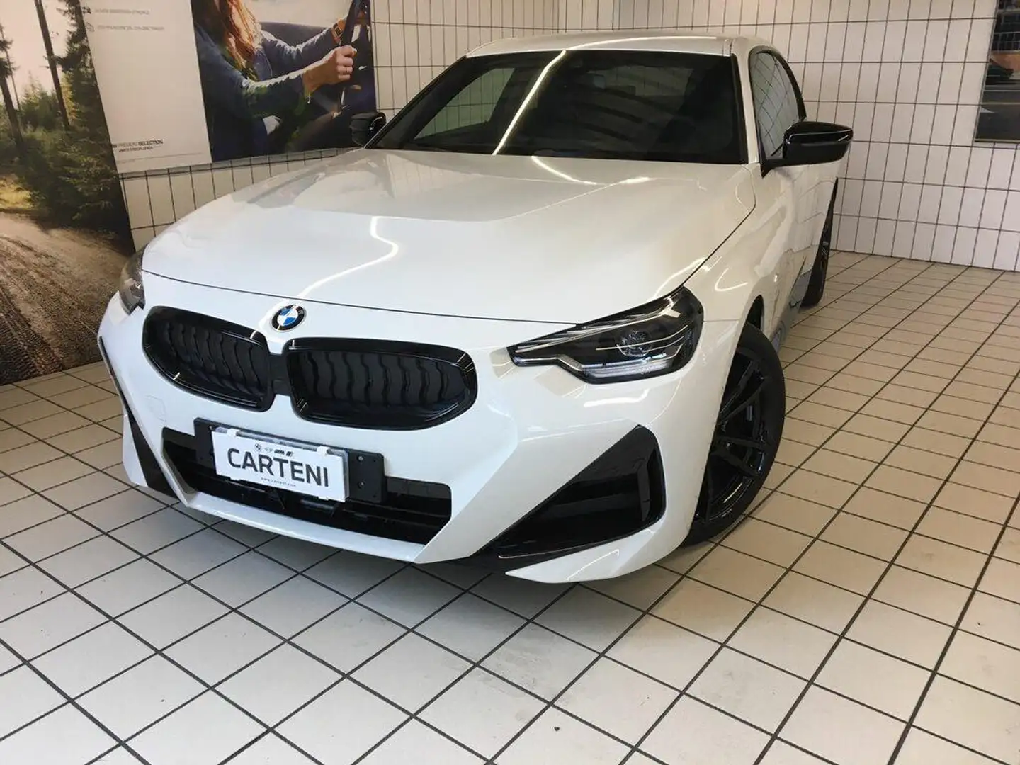 BMW 218 i Coupe Msport auto Bianco - 1