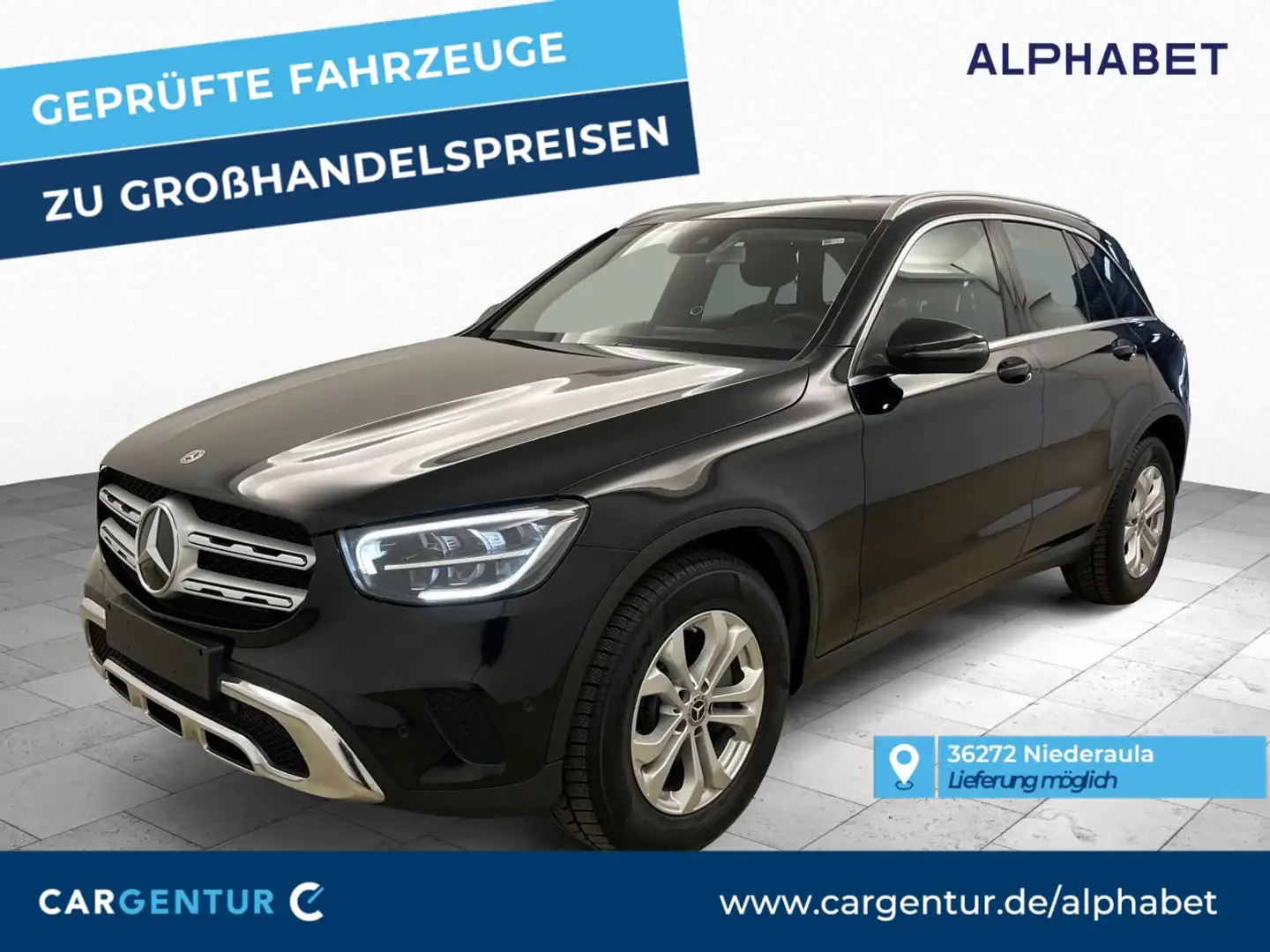 Mercedes-Benz GLC 200 d 4Matic ACC BLIS Key LED AUT Klima PDC Zwart - 1