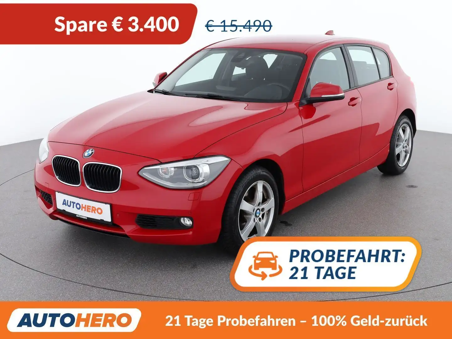 BMW 120 120d xDrive *XENON*TEMPO*NAVI*MEMORY*CAM* Rot - 1