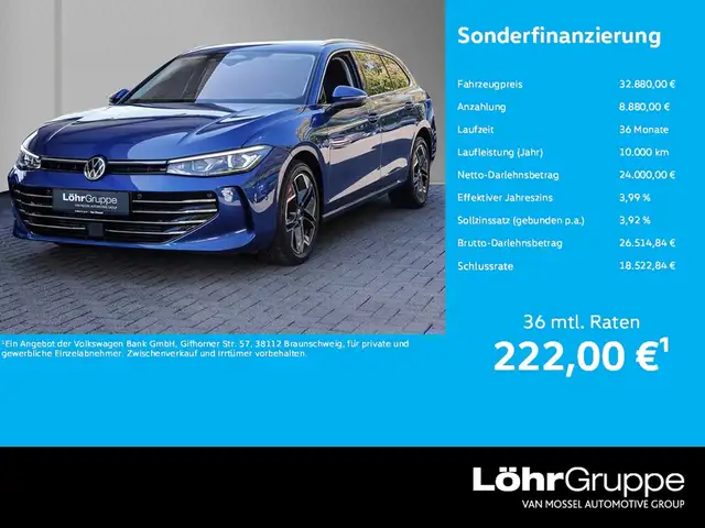 2024 Volkswagen Passat in Blue for sale
