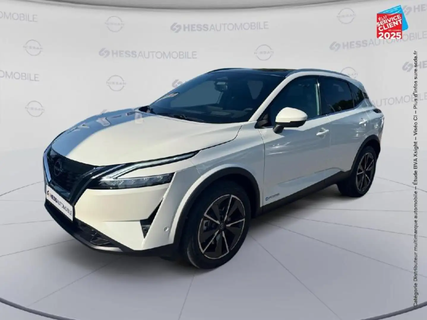 Nissan Qashqai e-POWER 190ch Tekna 2022 Tpano GPS Blanc - 1