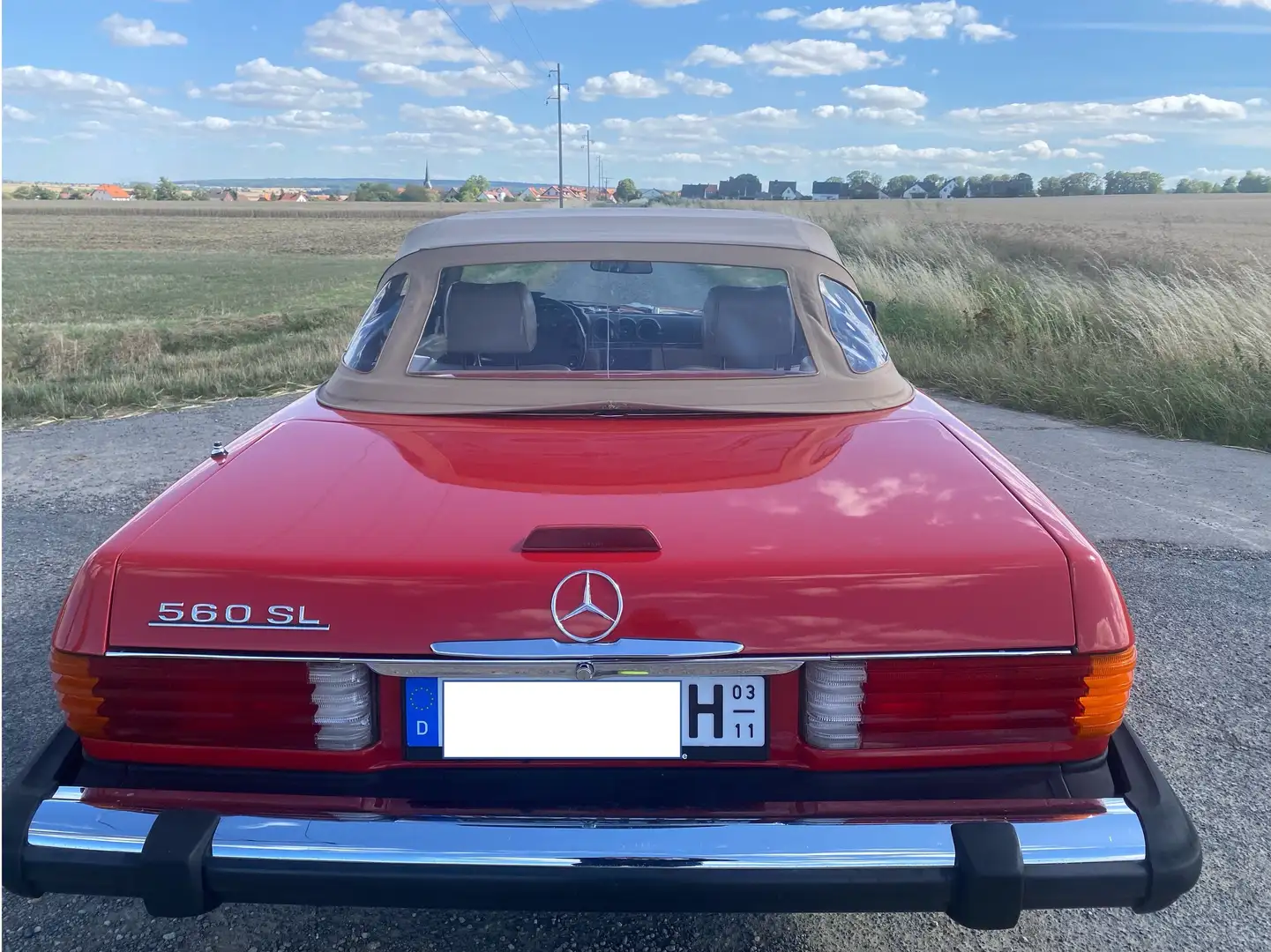 Mercedes-Benz SL 560 Červená - 2