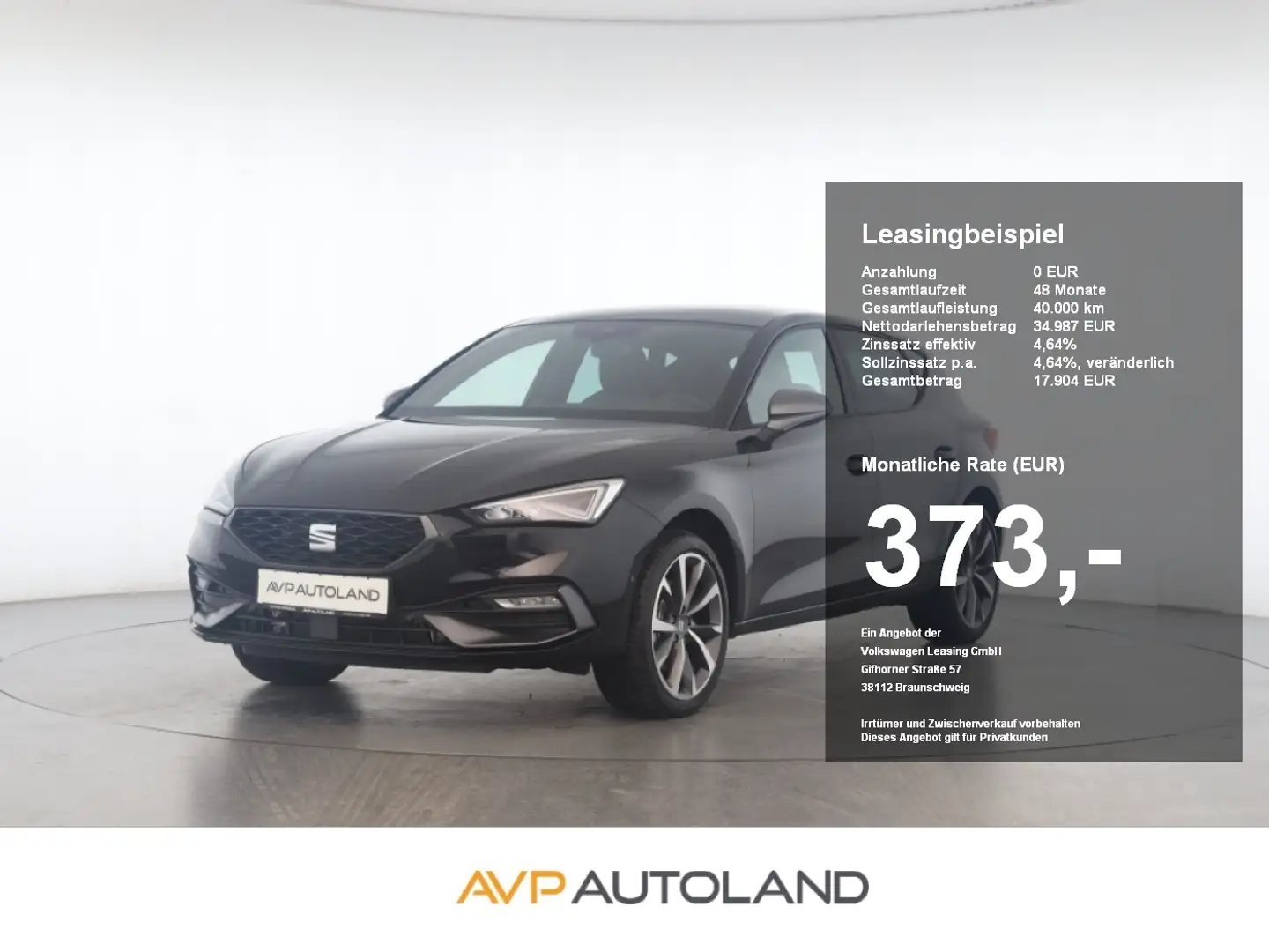 SEAT Leon 2.0 TDI DSG FR | NAVI | LED | PANO | Schwarz - 1
