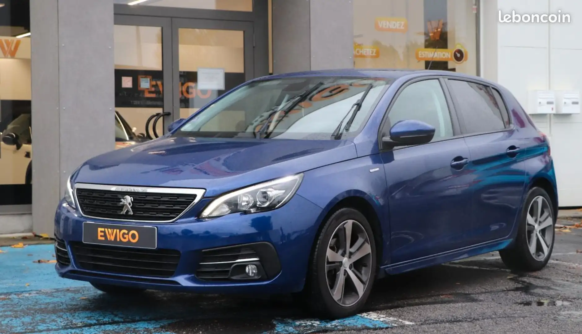 Peugeot 308 1.2 110 cv style carplay camera distri ok Bleu - 1