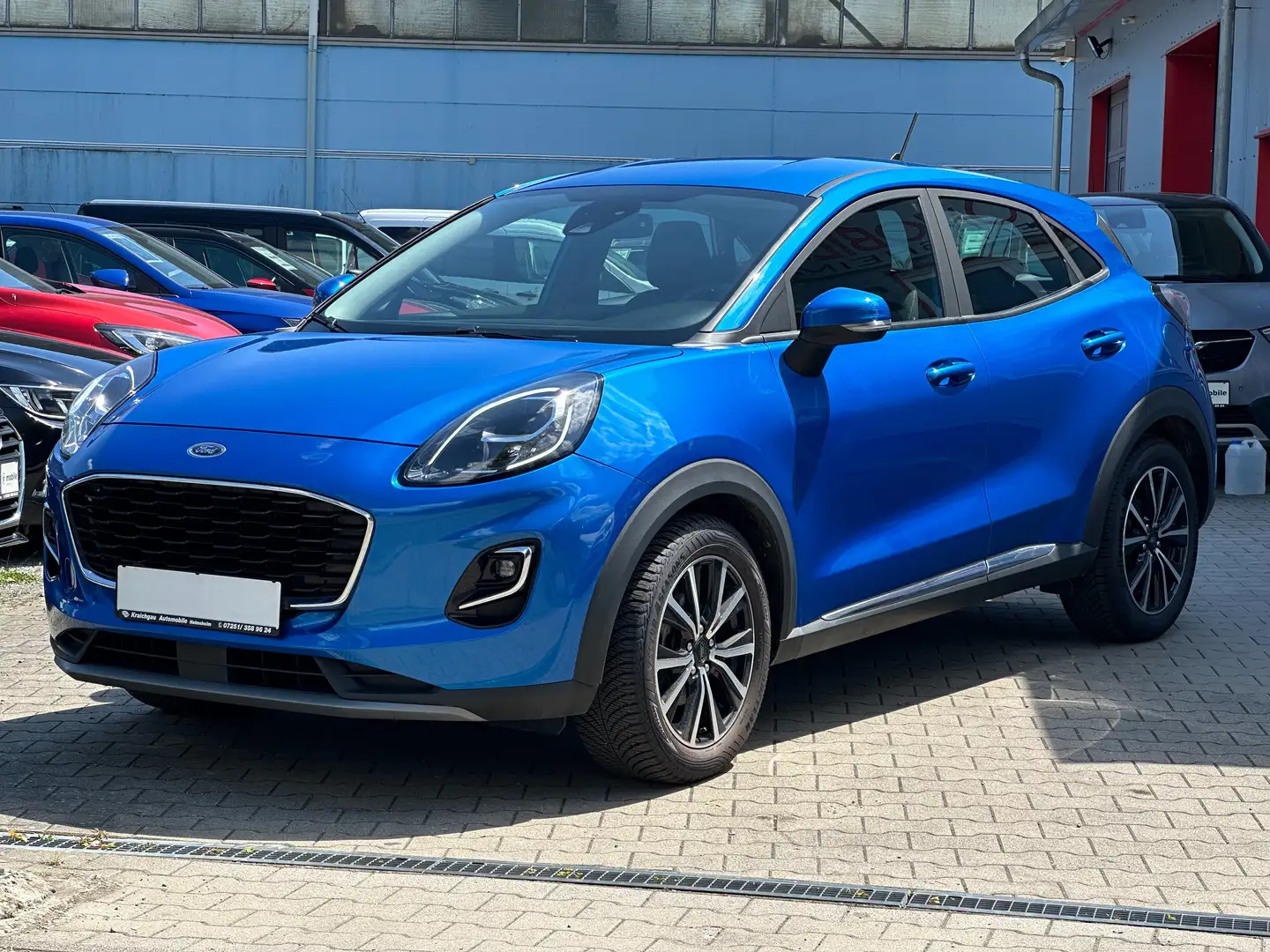 Ford Puma Crossover 1.5EcoBlue*TüV Neu*NAVI*KLIMA*LED*PDC Azul - 1