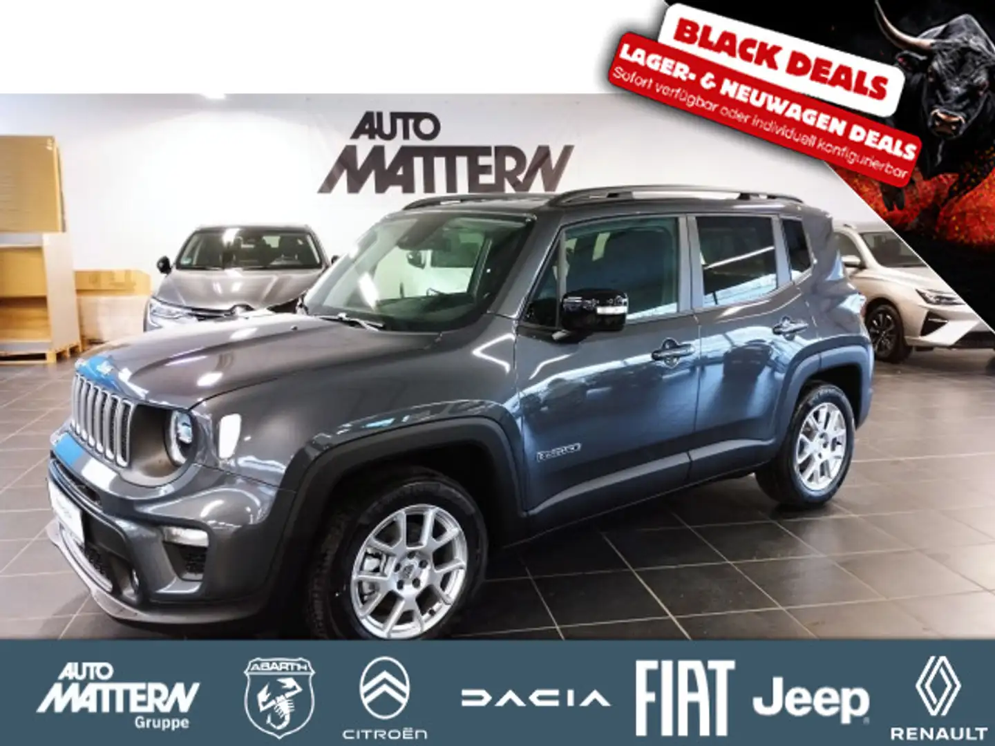 Jeep Renegade Limited 1.5l MHEV 48 V Mild-Hybrid FWD Gris - 1