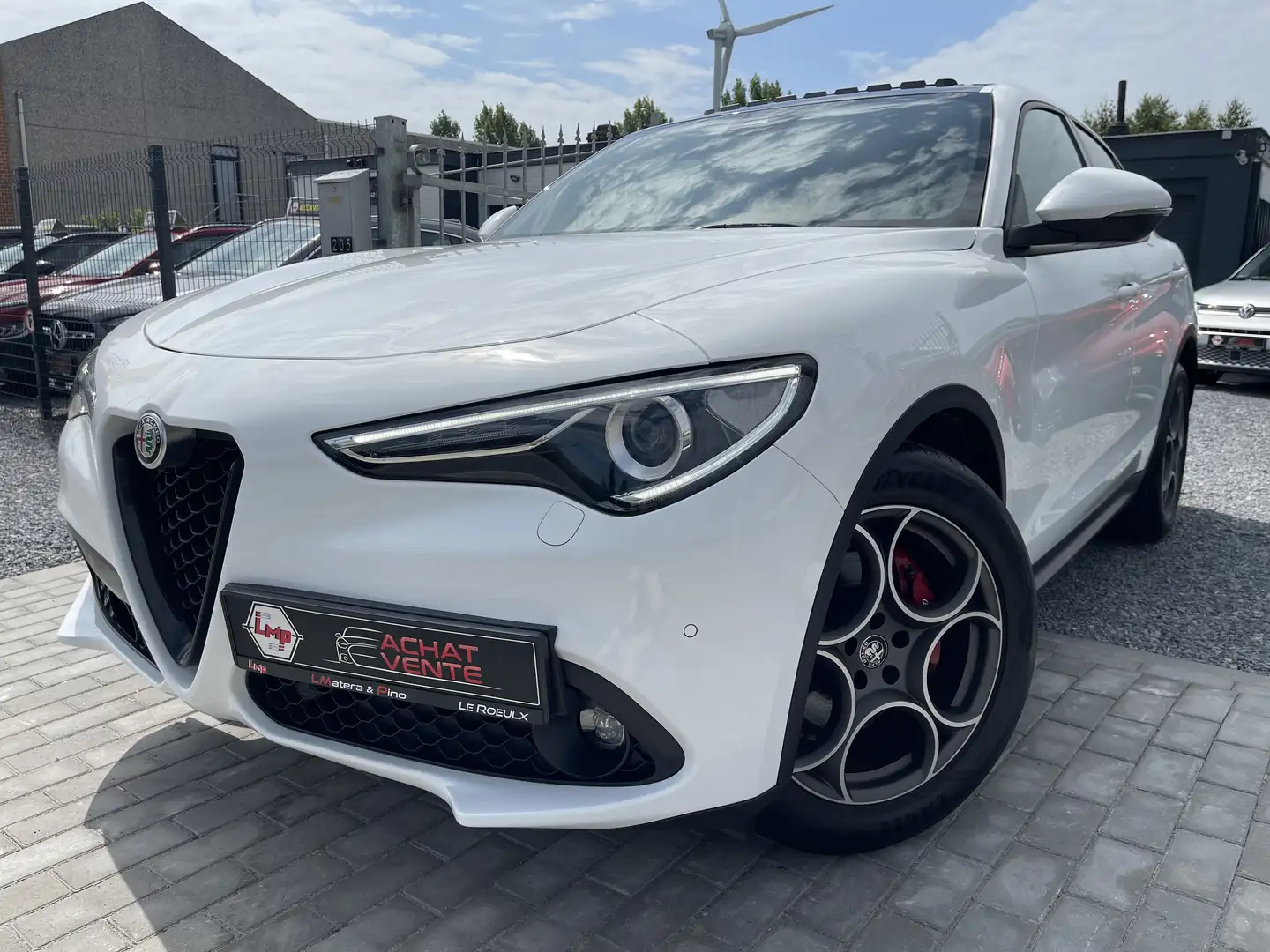 Alfa Romeo Stelvio 2.2JTD-AT8-Pano-Cuir🔝36.376 km🔝Full Blanc - 1