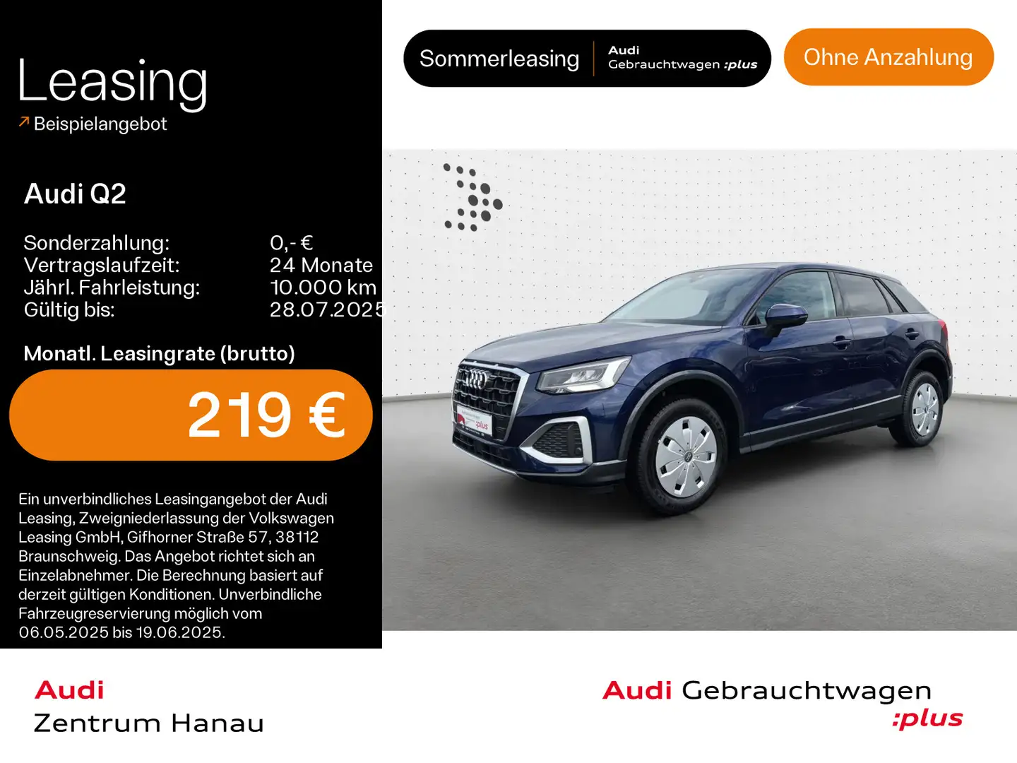 Audi Q2 35 TFSI advanced*NAVI*AHK*SHZ*KLIMA*VIRTUAL Blu/Azzurro - 1