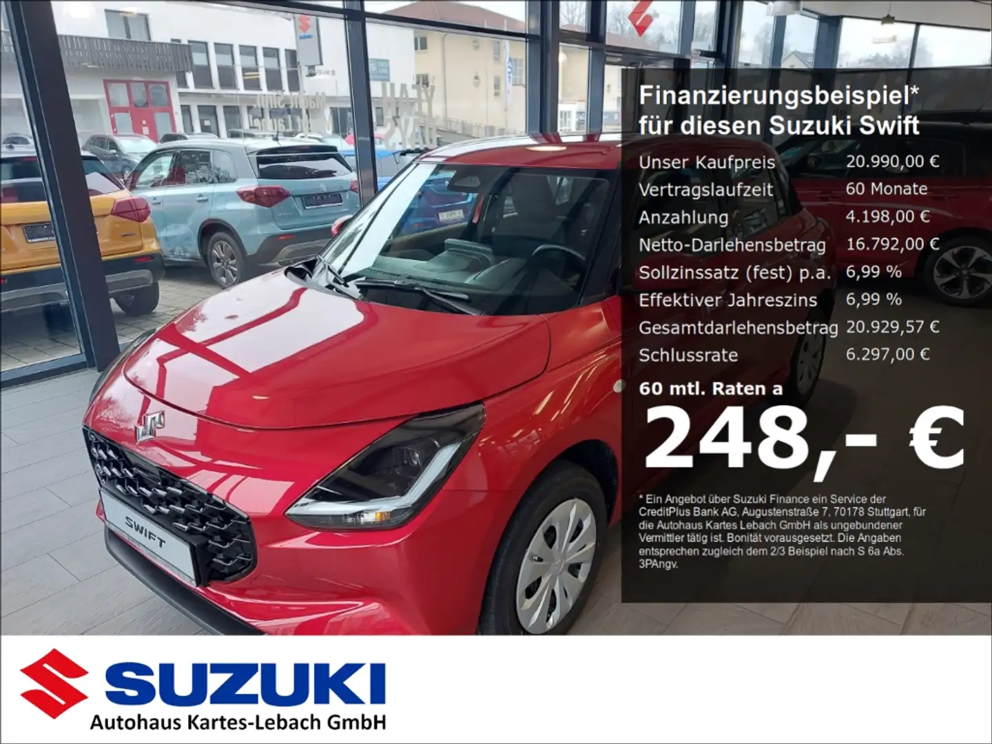 Suzuki Swift Club 1,2 Mild Hybrid LED Kam 4WD AC Rouge - 1