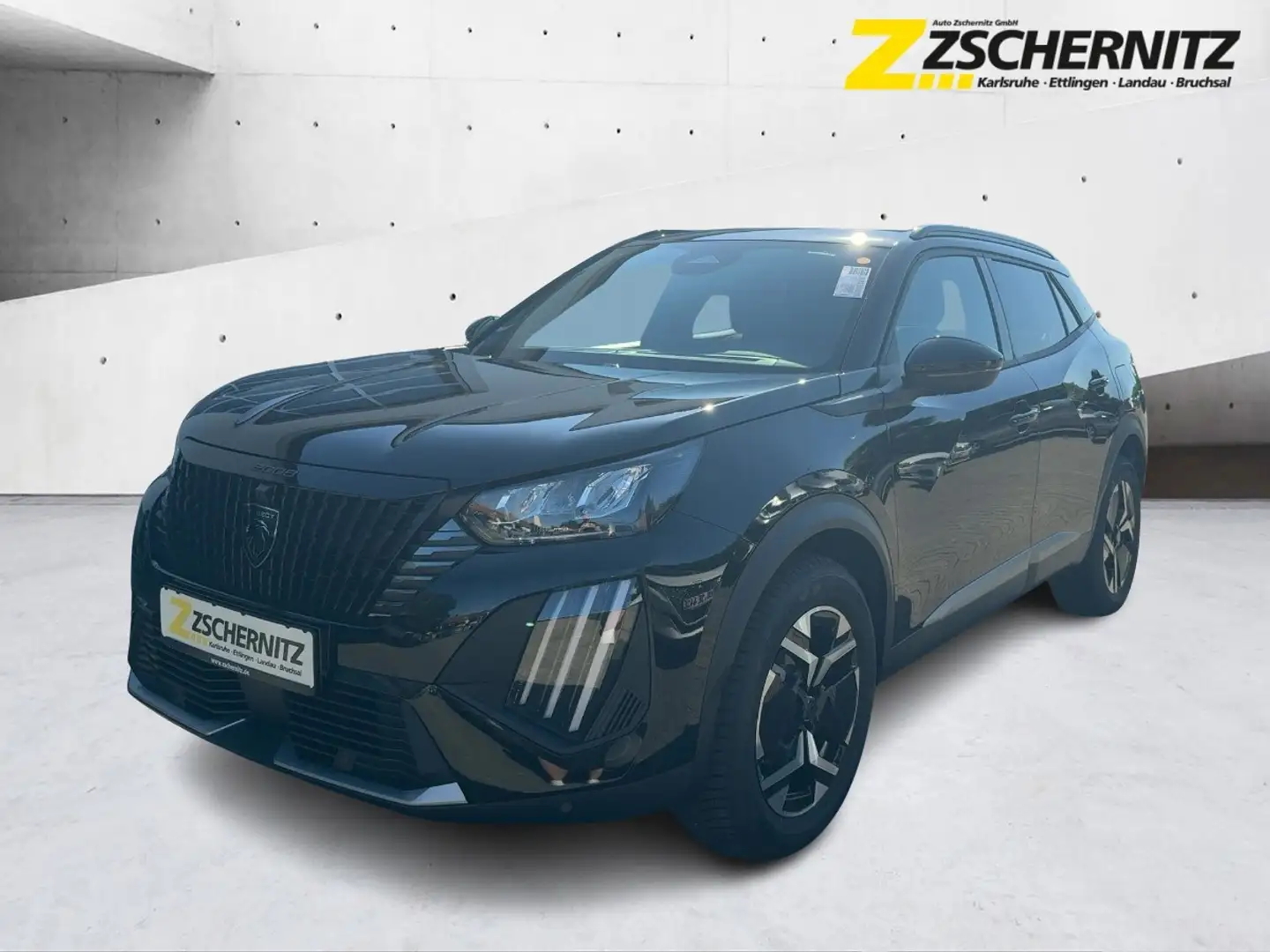 Peugeot 2008 1.2 PureTech 130 Allure ACC+LED+SHZ+KlimaA Zwart - 1