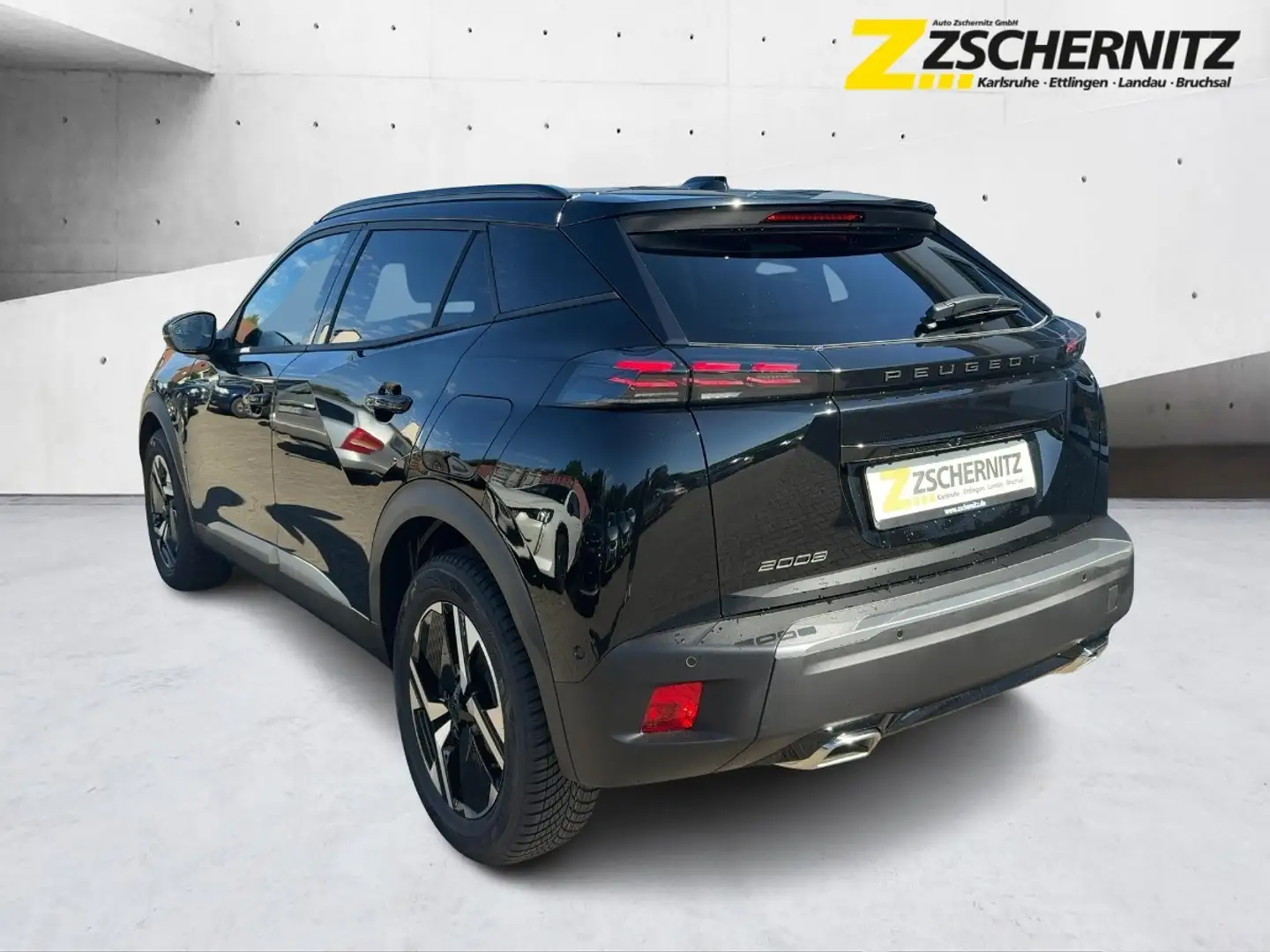 Peugeot 2008 1.2 PureTech 130 Allure ACC+LED+SHZ+KlimaA Zwart - 2