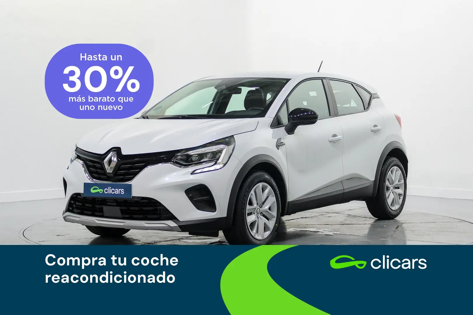 Renault Captur TCe GPF Micro Híbrido Intens 103kW Blanco - 1