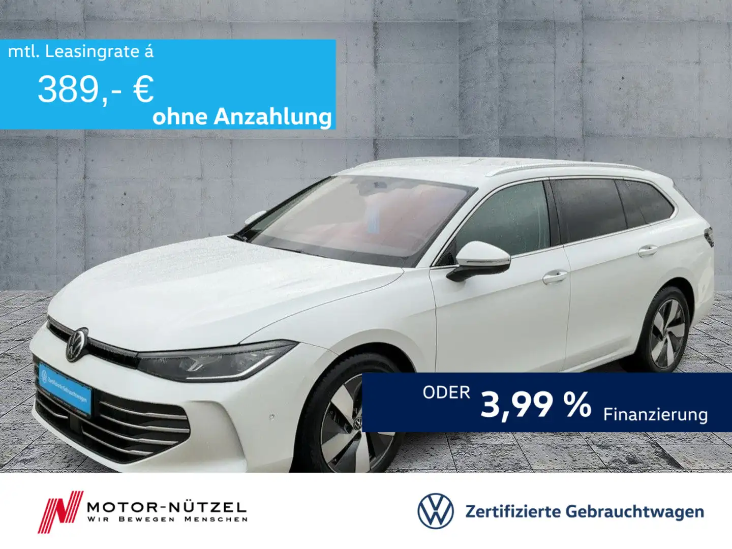 Volkswagen Passat Variant 2.0 TDI DSG 5JG+MATRIX+NAV+HARMAN Wit - 1