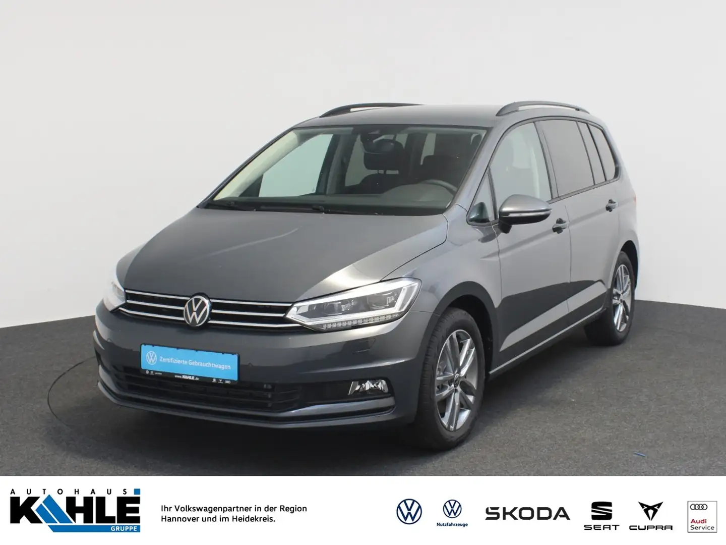 Volkswagen Touran Comfortline 1.5TSI DSG LED ACC PDC Klima Klima Grau - 1